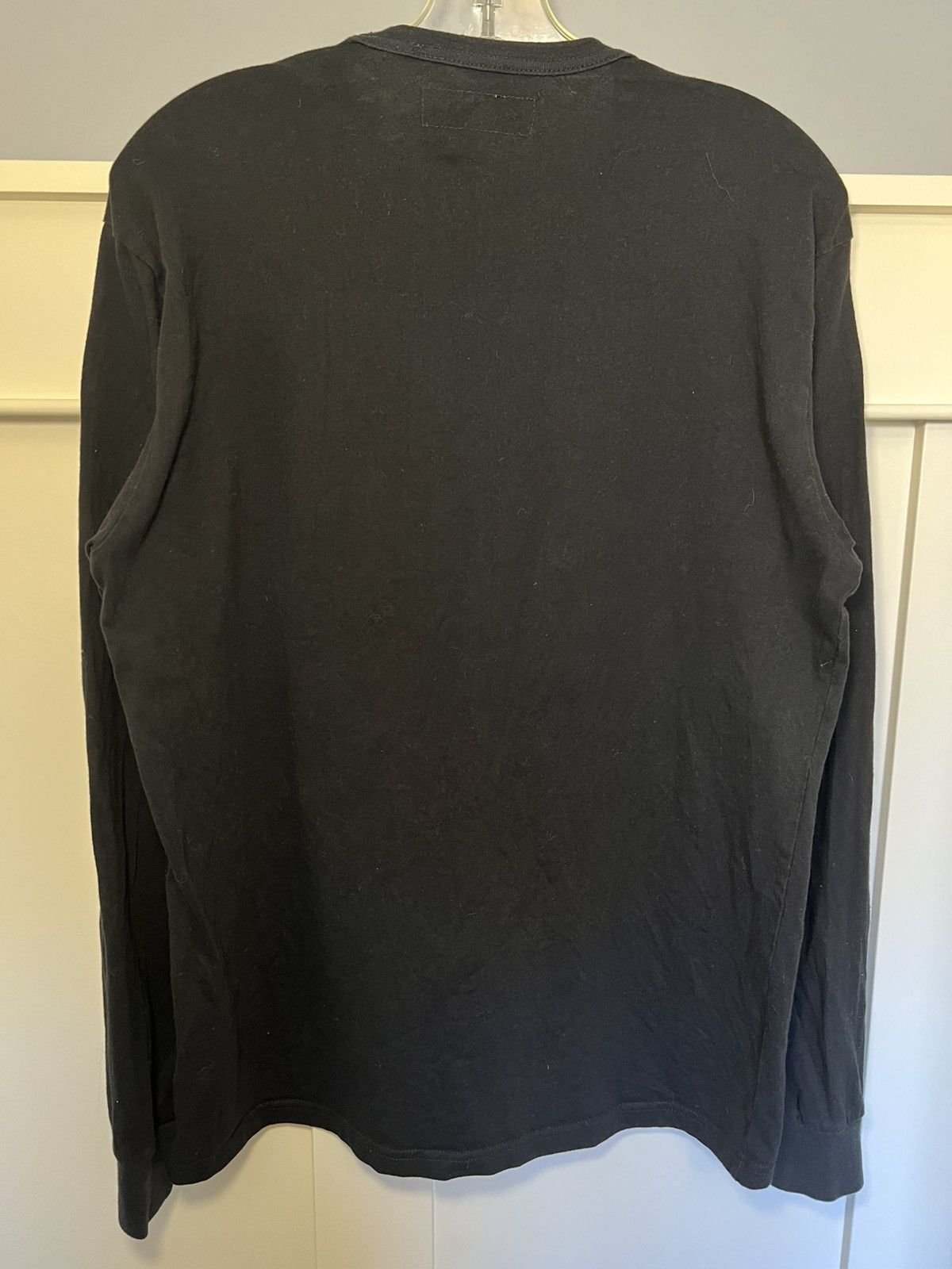 CHOCOOLATE Chocolate brand velvet UK flag number longsleeve shirt Size US XL / EU 56 / 4 - 2 Thumbnail