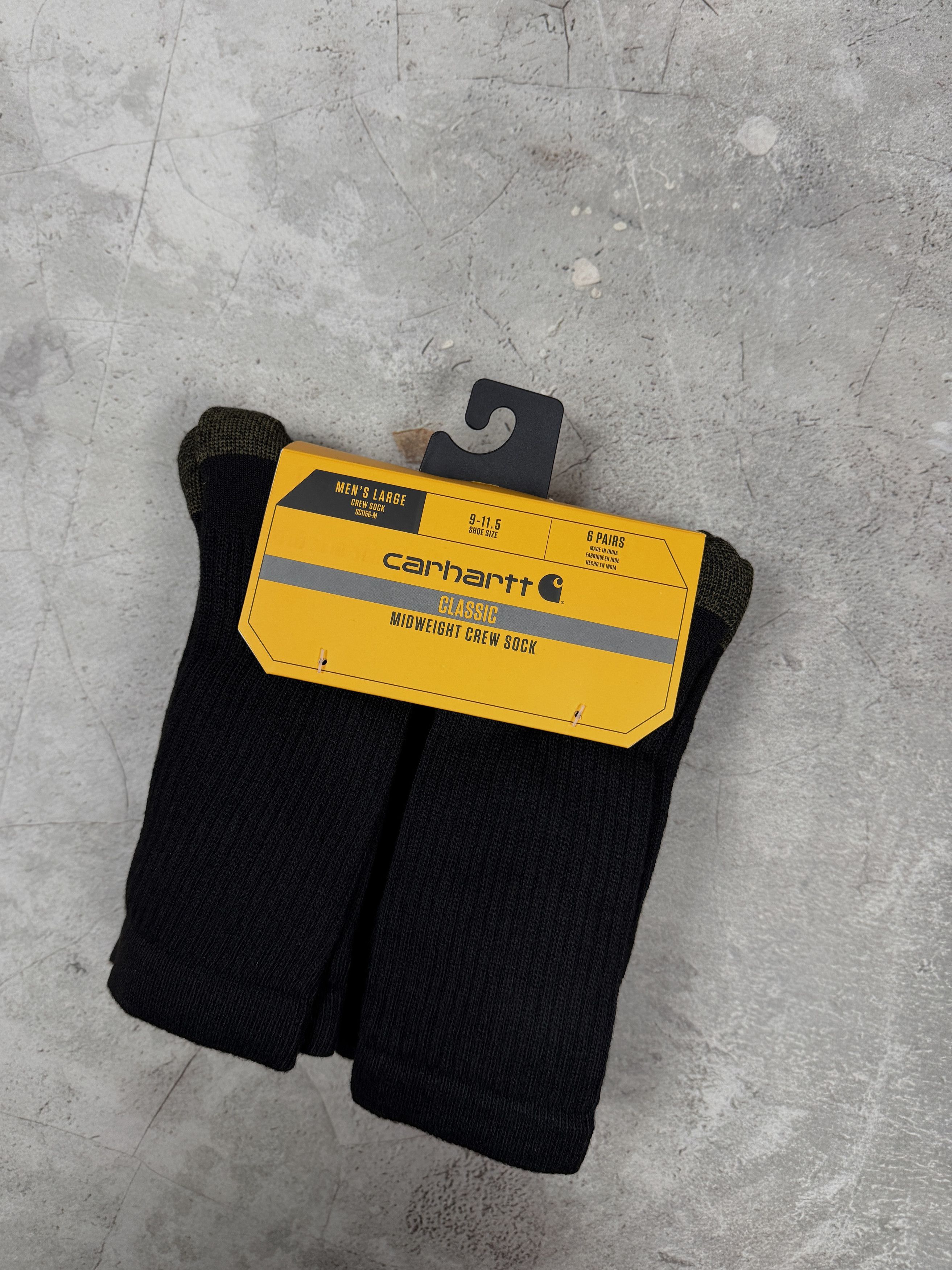 Carhartt Carhartt, US size 9–11.5, 6 pairs. Size ONE SIZE - 2 Thumbnail
