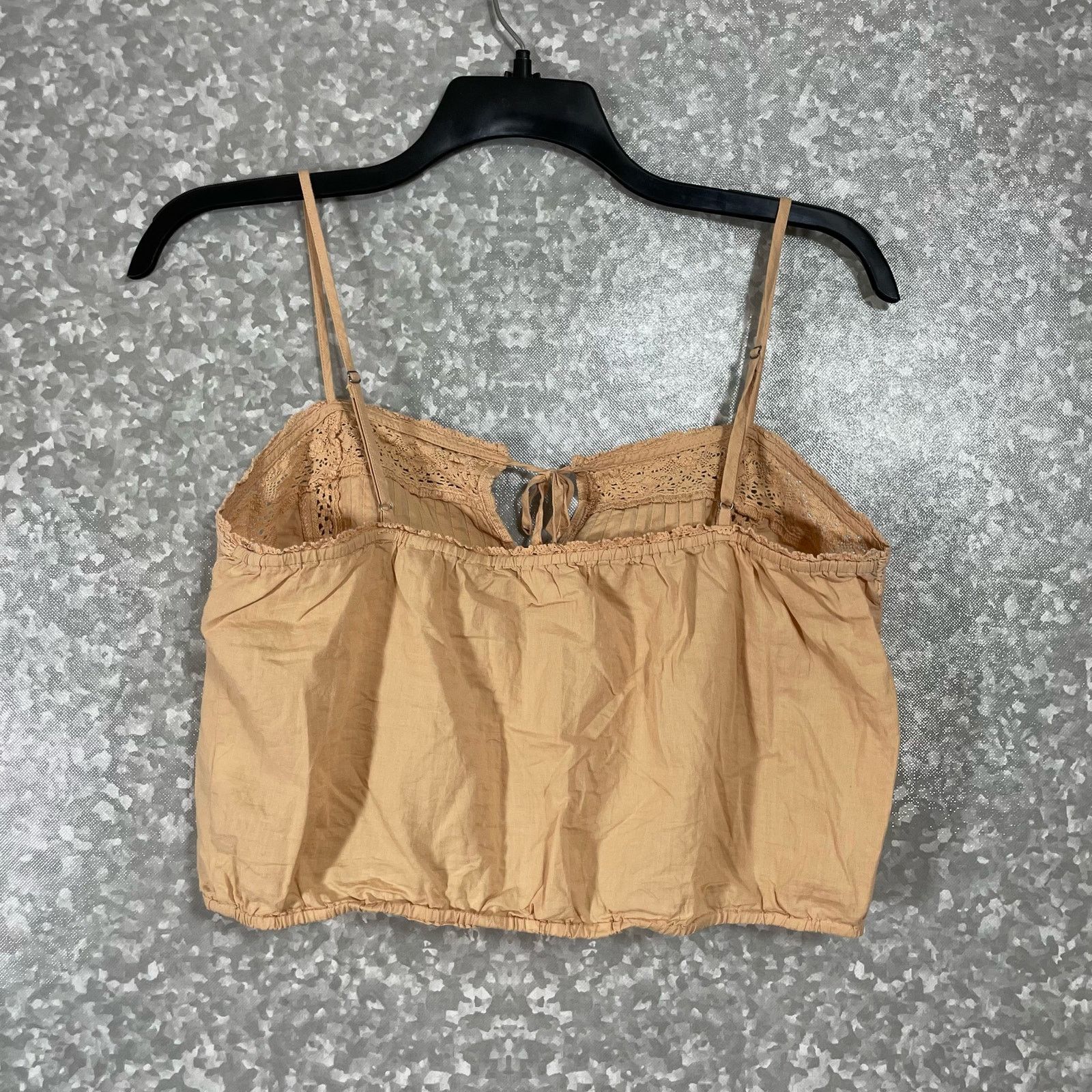 Aeropostale Aeropostale Women's Peach Coquette Pintuck Crop Top - Large Size L / US 10 / IT 46 - 7 Thumbnail