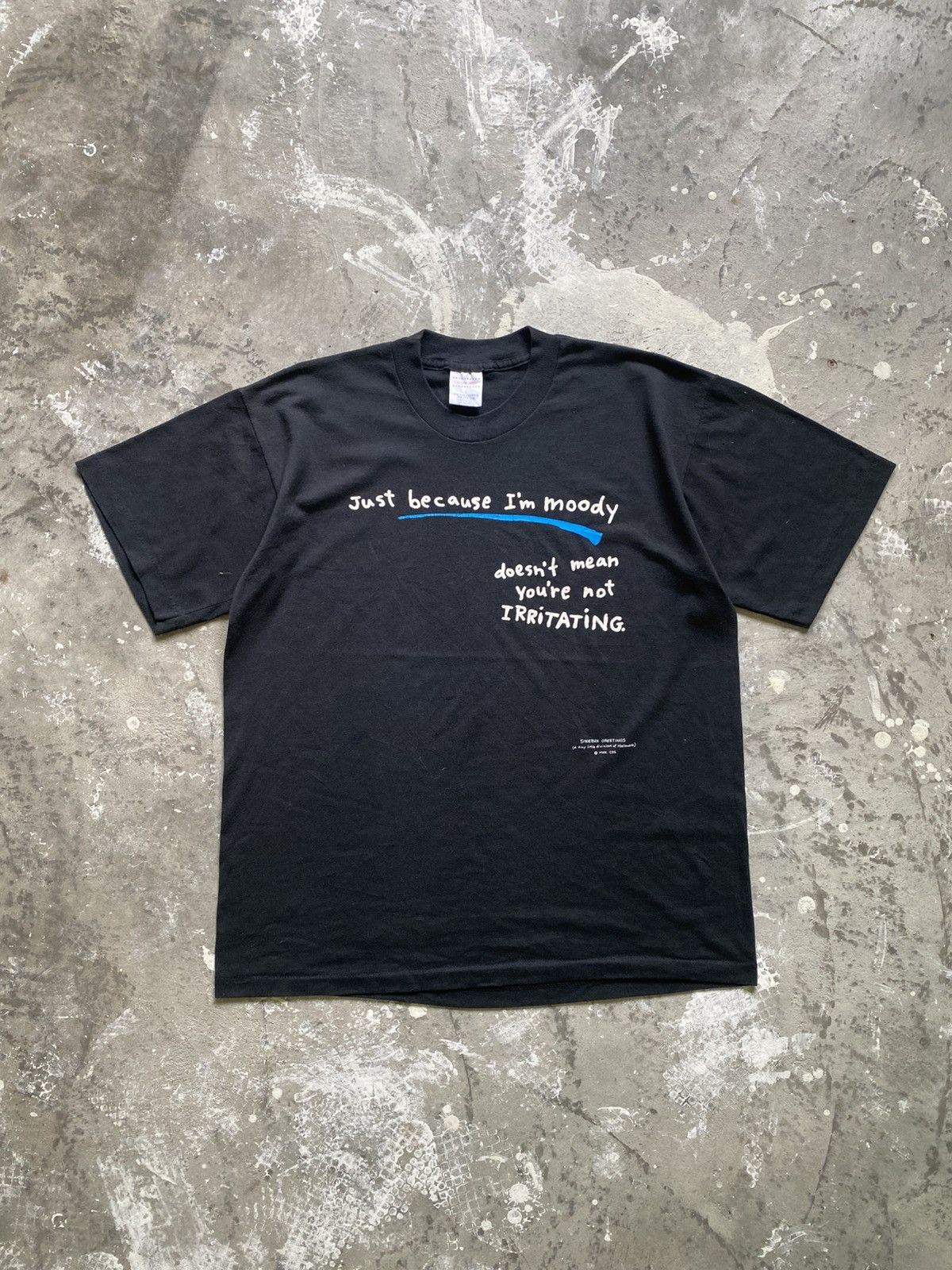 Other × Vintage Vintage 80s Quote Tee Size US L / EU 52-54 / 3 - 1 Thumbnail