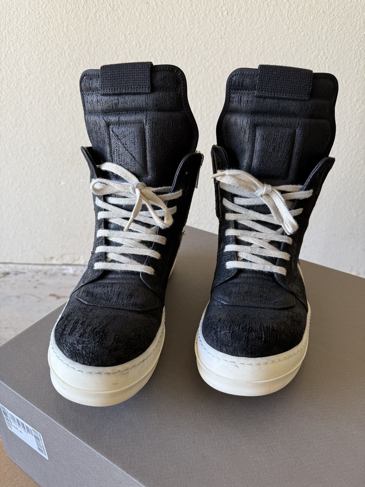 Rick Owens Blistered/Distressed SS25 Hollywood Geobaskets Size US 7 / EU 40 - 3 Thumbnail