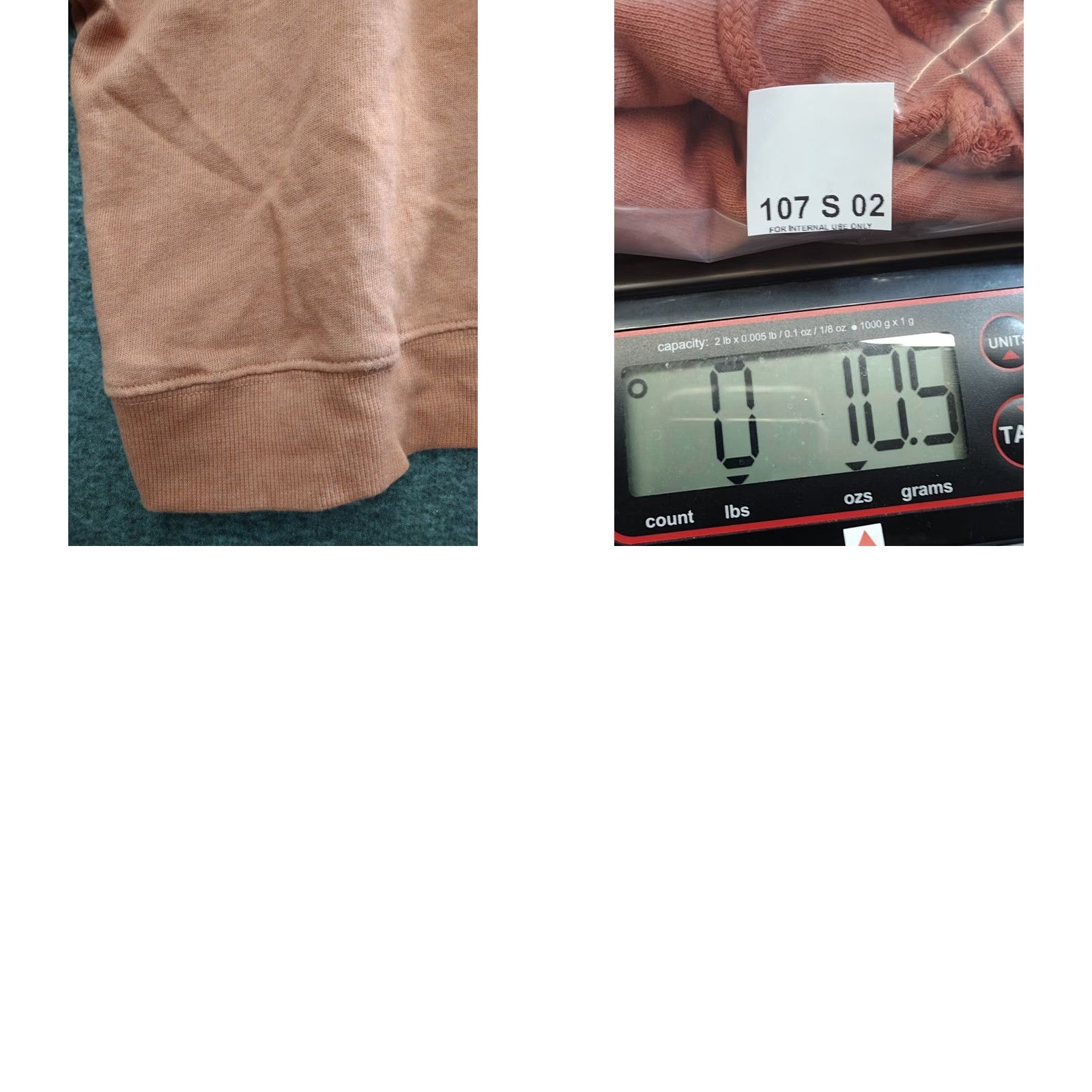 Vintage S Sweatshirt Hoodie Women's Small Light Brown Cropped Long Sleeve Size S / US 4 / IT 40 - 8 Thumbnail