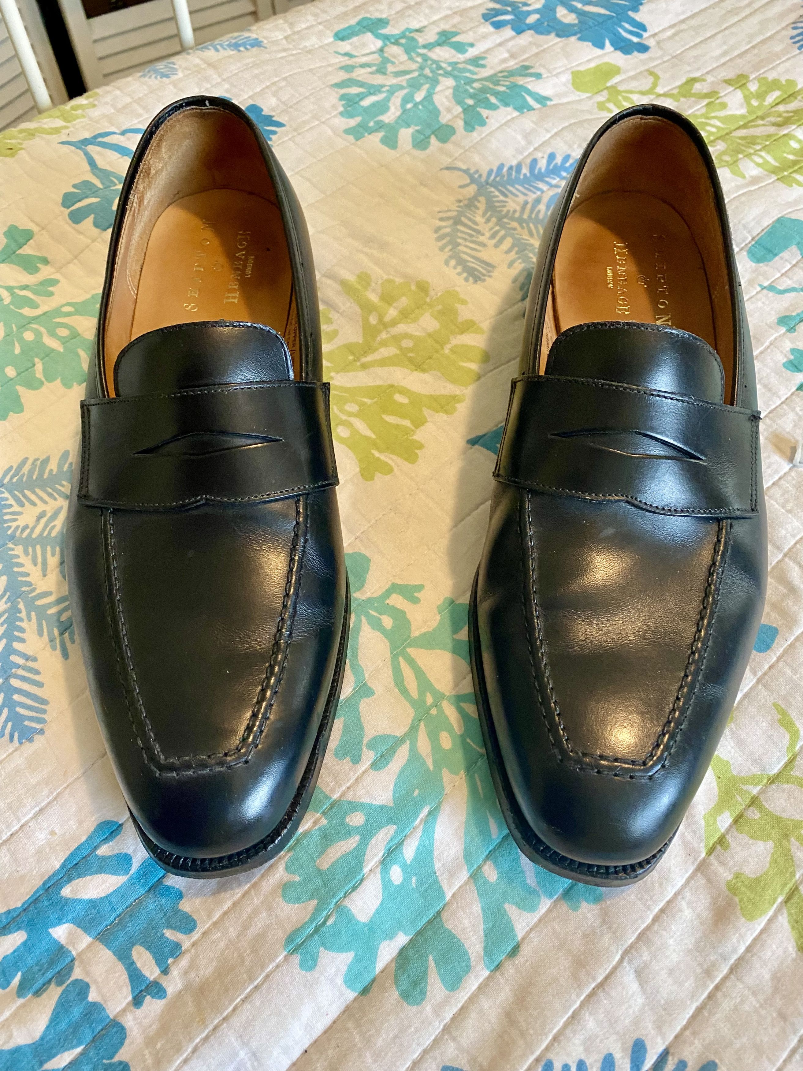 image of Shipton Heneage Model " Somerset Size 8 1/2 E Shoes in Black, Men's