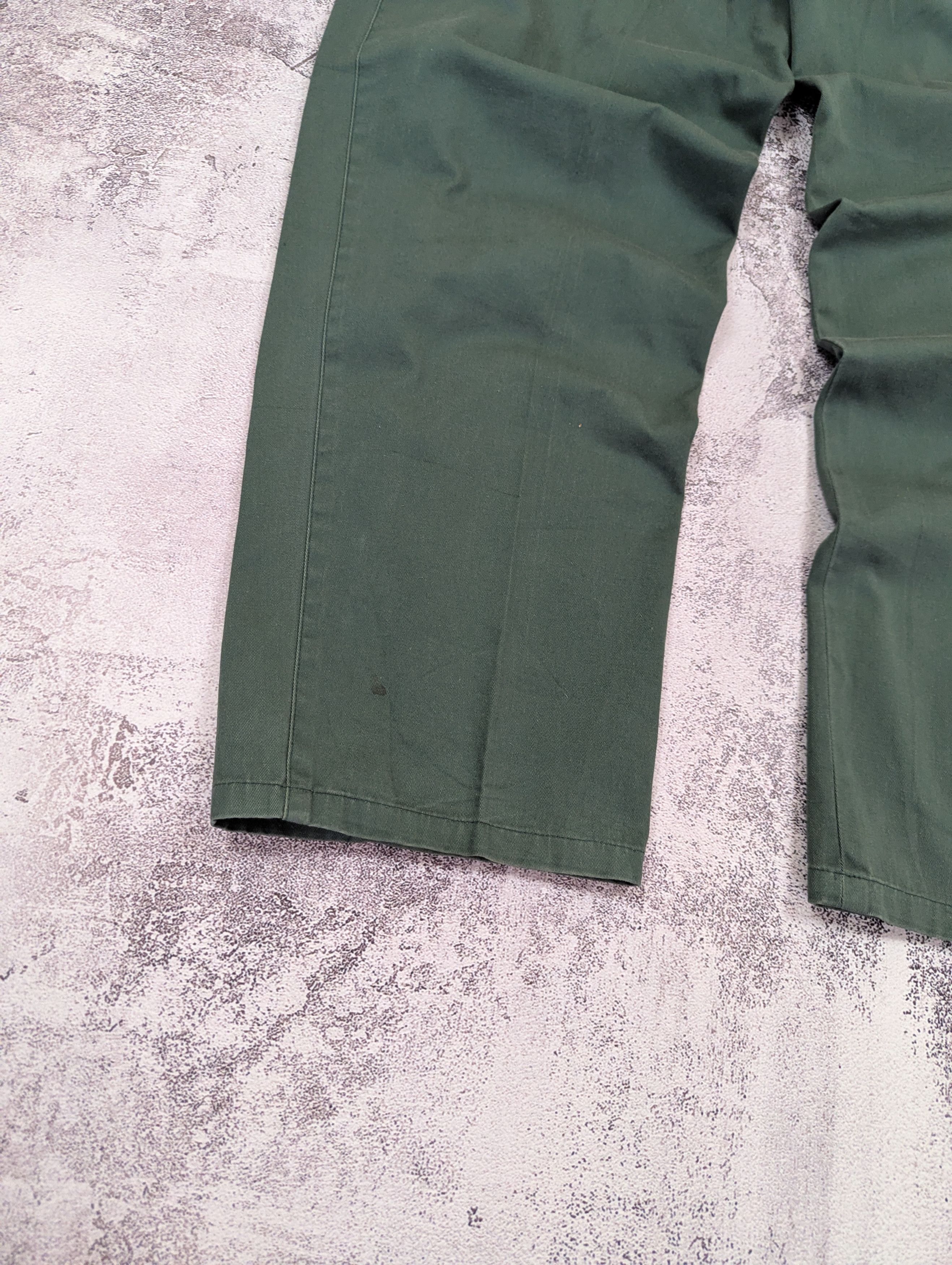 Vintage Vintage French Work Pleated Chino Pants W32 Size US 32 / EU 48 - 17 Thumbnail