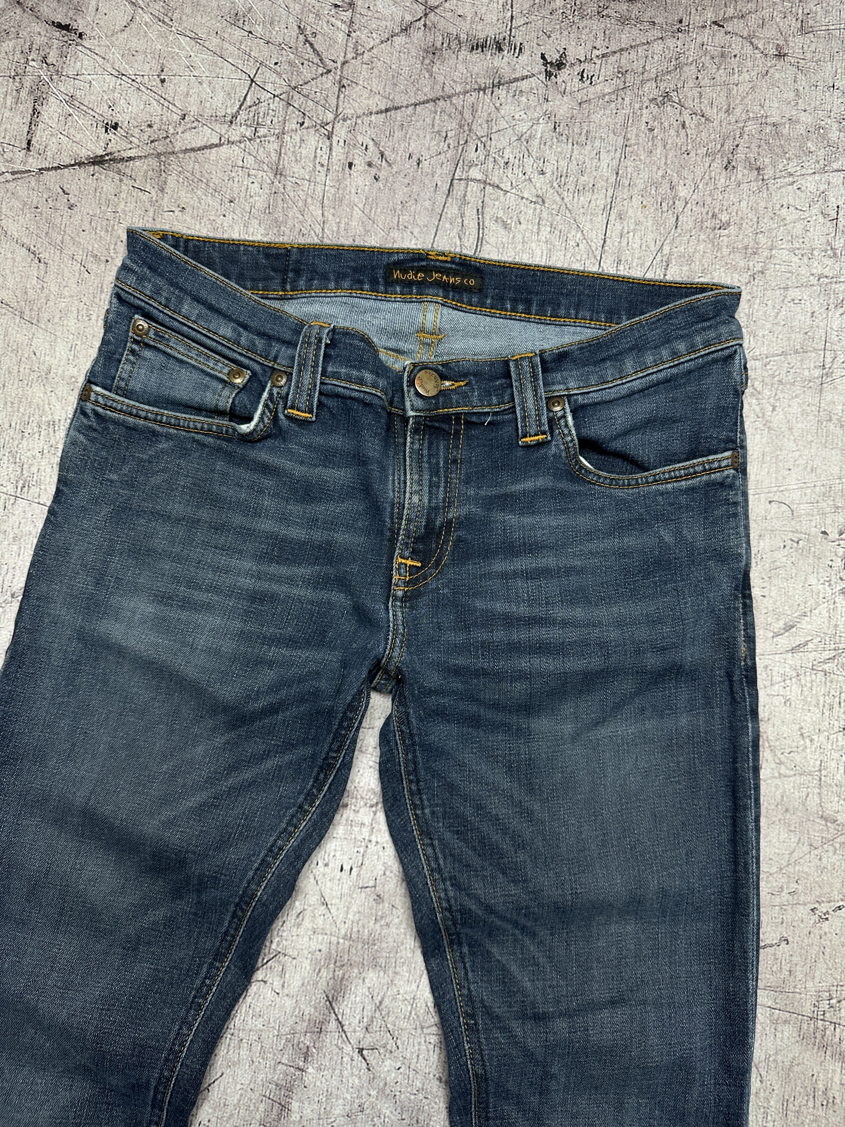 Nudie Jeans Nudie Jeans Tight Long John Mens Denim Pants Size US 30 / EU 46 - 7 Thumbnail