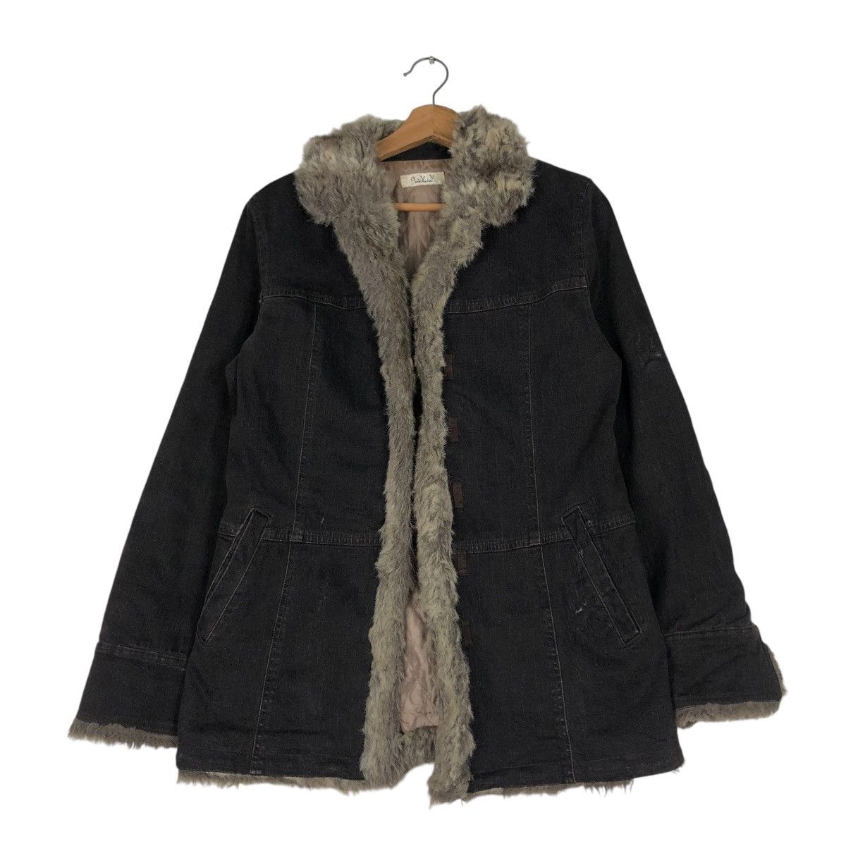 Japanese Brand 🔥VINTAGE SHEARLING MINK FUR BIKER JACKET MICHEL KLEIN PARIS Size US S / EU 44-46 / 1 - 3 Thumbnail