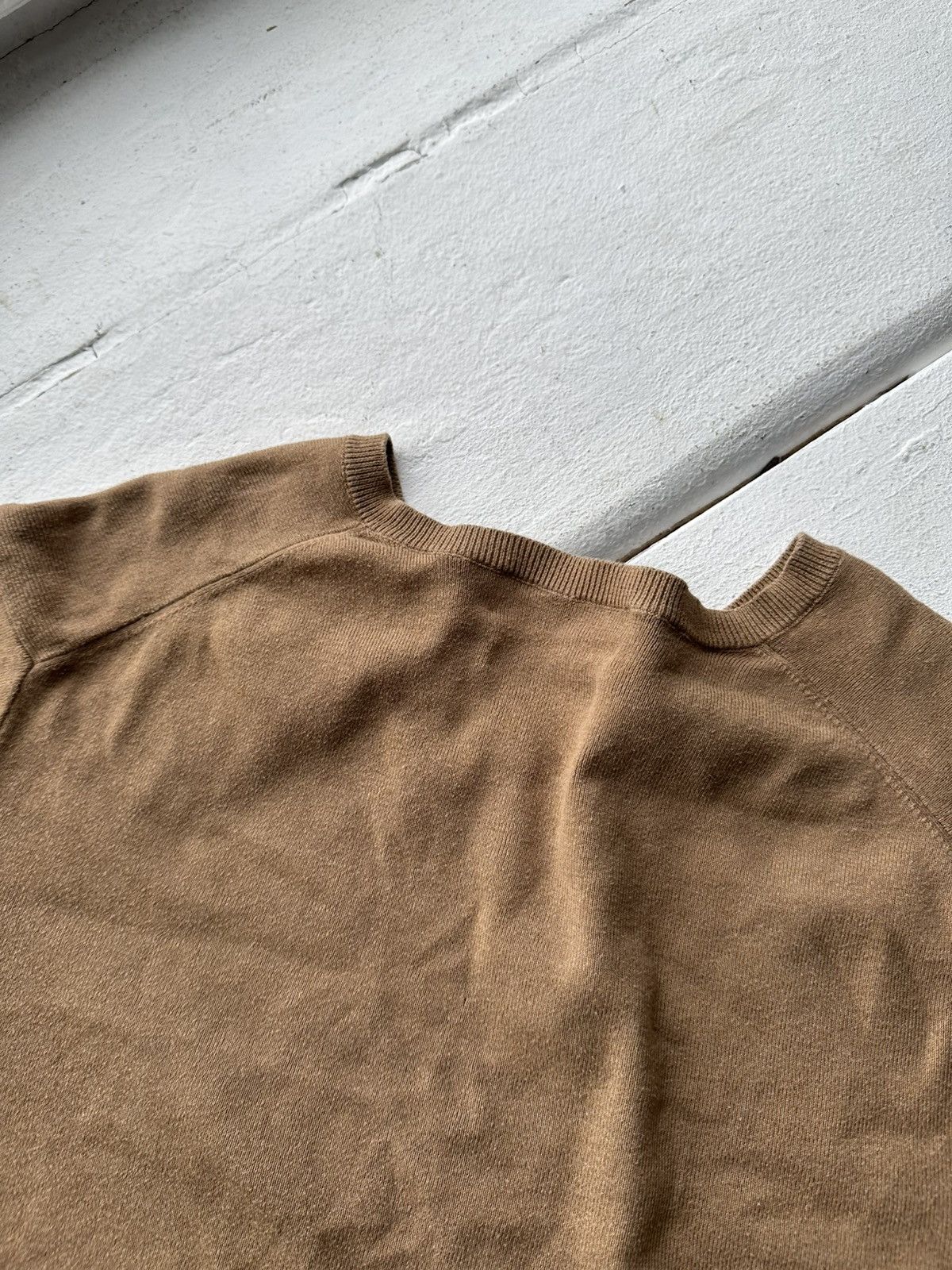 Ralph Lauren 🚨RALPH LAUREN POLO SWEATER BROWN LOGO CREAM LUXURY Size US M / EU 48-50 / 2 - 14 Thumbnail