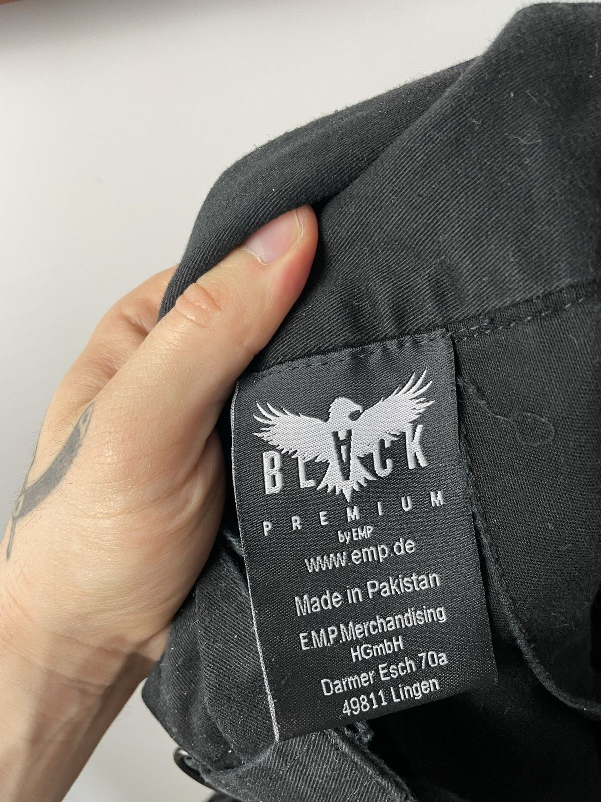 Vintage Vintage Y2k Black Goth Skirt Avant Garde Japanese Hype Rare Size US 31 - 4 Thumbnail
