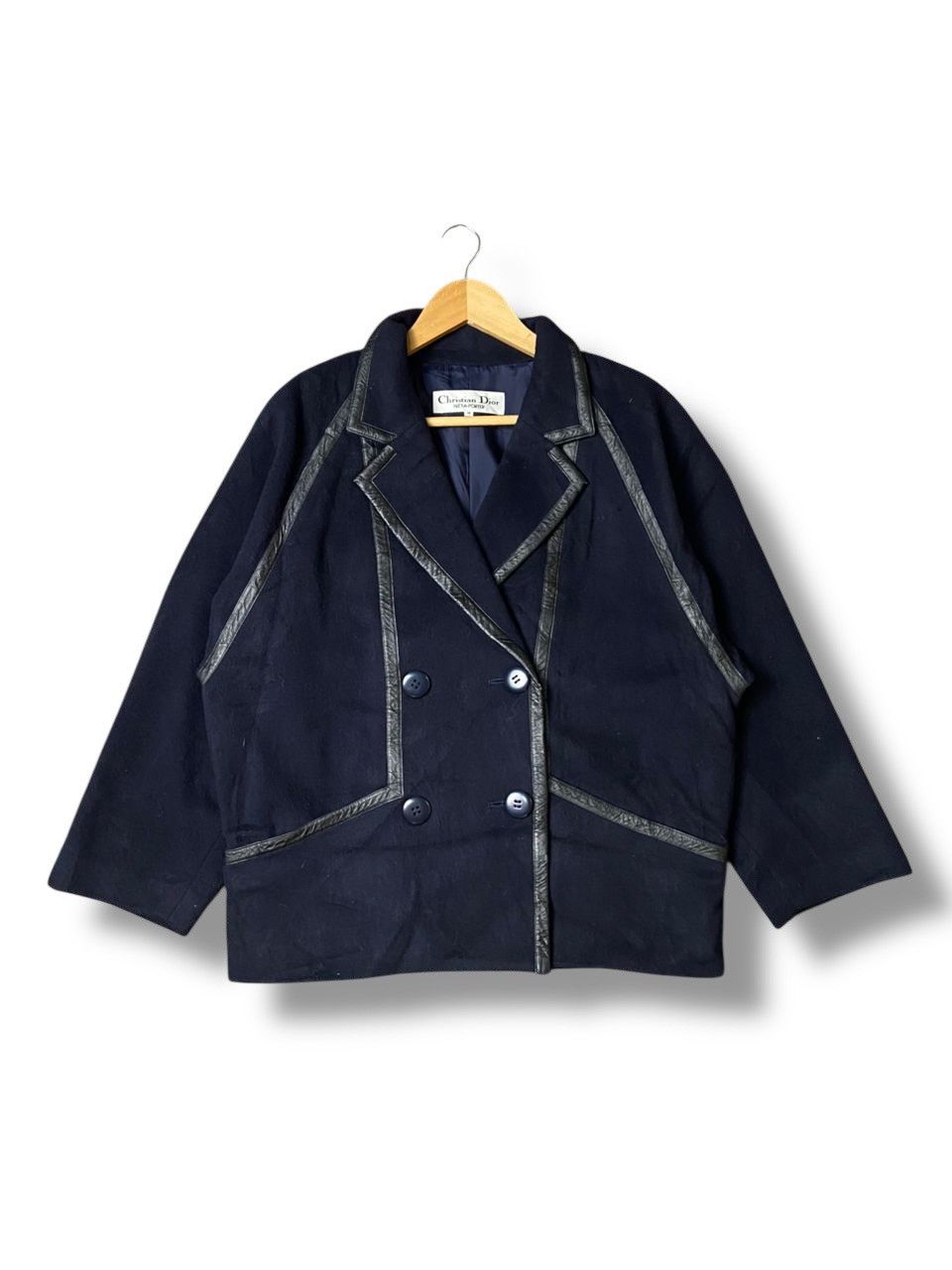Christian Dior Monsieur × Designer × Vintage Christian Dior Double Breasted Wool Jacket (117) Size US M / EU 48-50 / 2 - 1 Thumbnail