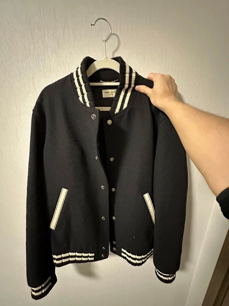 Saint Laurent Paris Saint Laurent Paris Signature baseball jacket-2506 Size US L / EU 52-54 / 3 - 1 Thumbnail