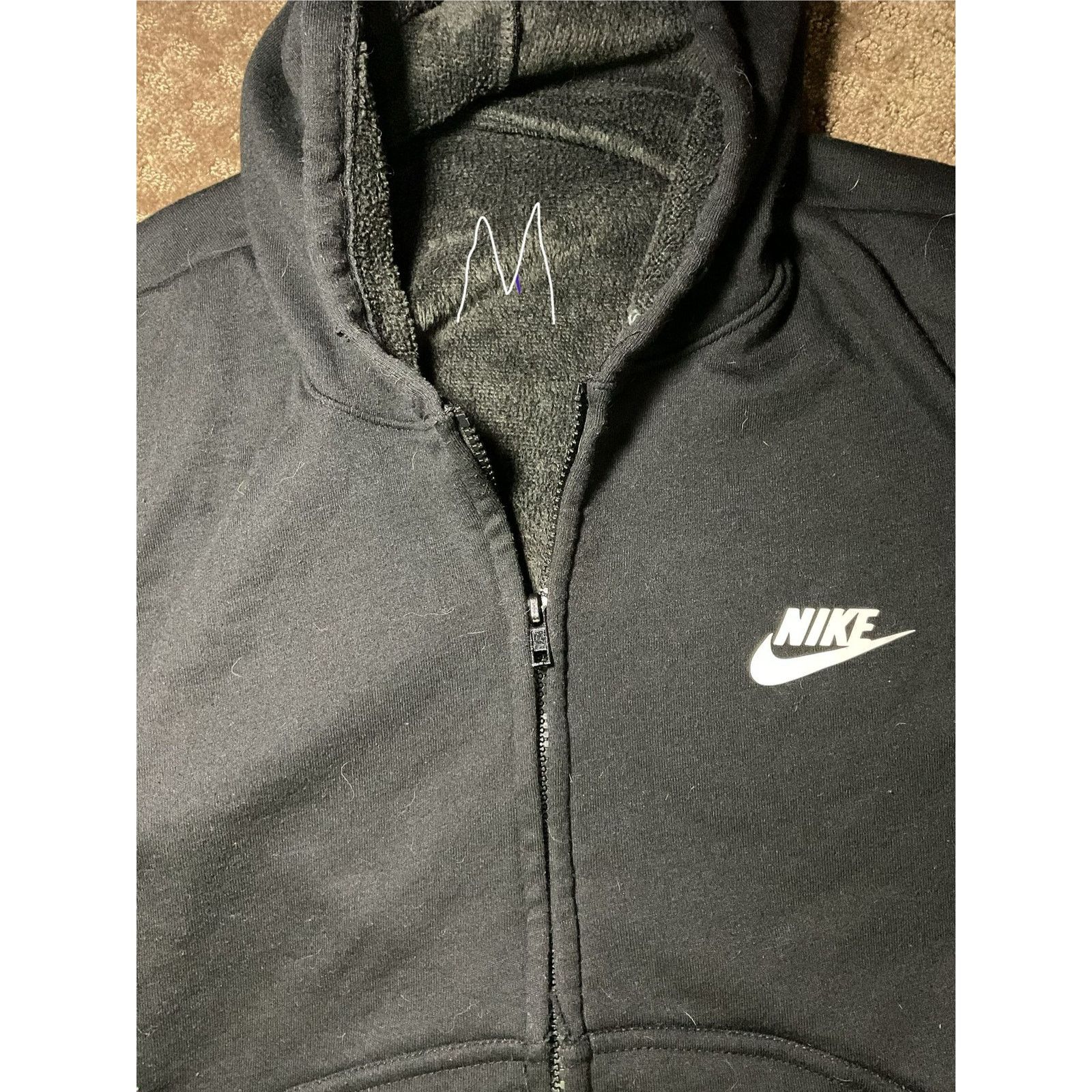 Nike 🖤 Nike Full-Zip Hoodie – With Size M Size US M / EU 48-50 / 2 - 4 Thumbnail
