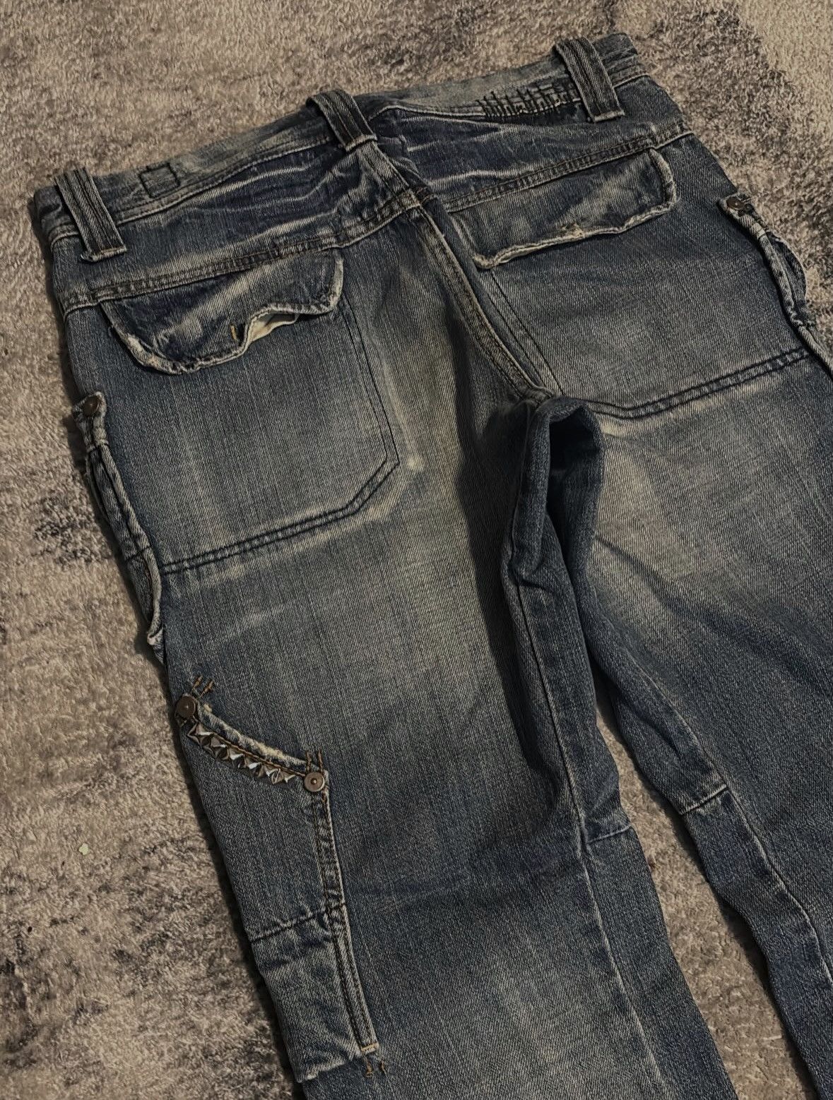 Hysteric Glamour Bartack Japanese Cargo Denim Size US 31 - 8 Thumbnail