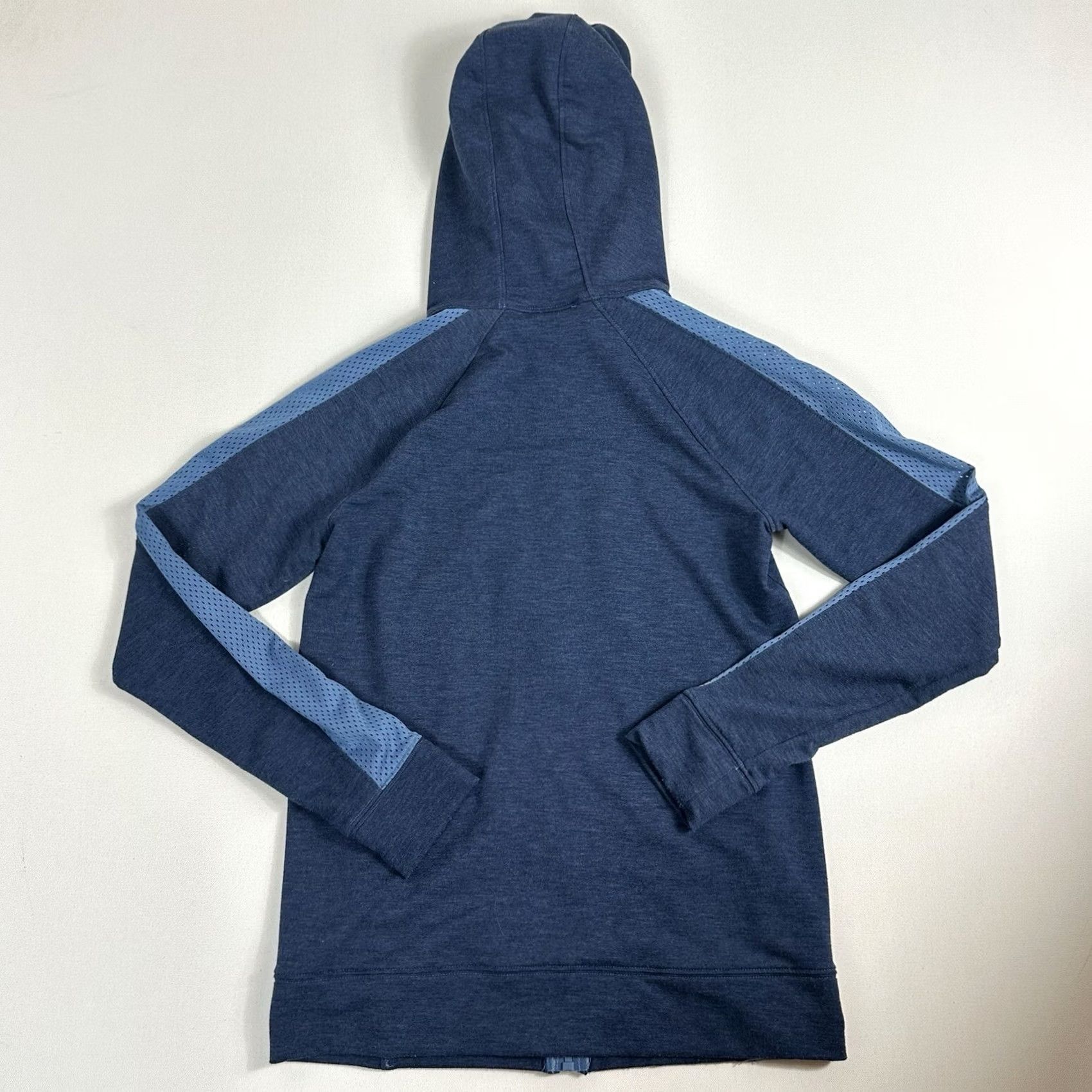 Under Armour Under Armour Sweatshirt Women Small Blue Full Zip Hooded Logo Outdoor Slim Fit Activewear Size S / US 4 / IT 40 - 2 Thumbnail