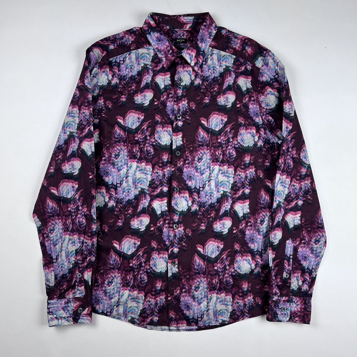 Paul Smith Paul Smith floral glitch print shirt Size US M / EU 48-50 / 2 - 1 Thumbnail