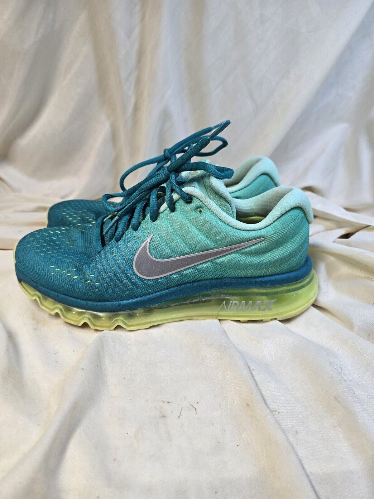 Nike Nike Air Max 2017 Women's Shoes Teal Aqua RIO Sz 8 849560 Size US 8 / IT 38 - 1 Thumbnail