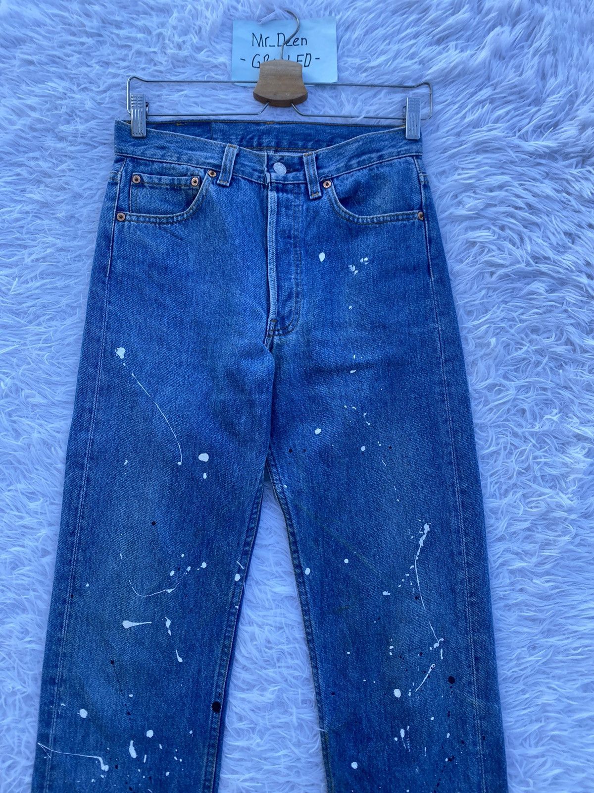 Levi's Rare Vintage Levi’s 501 Paints Splatter Denim Jeans Size US 28 / EU 44 - 8 Thumbnail