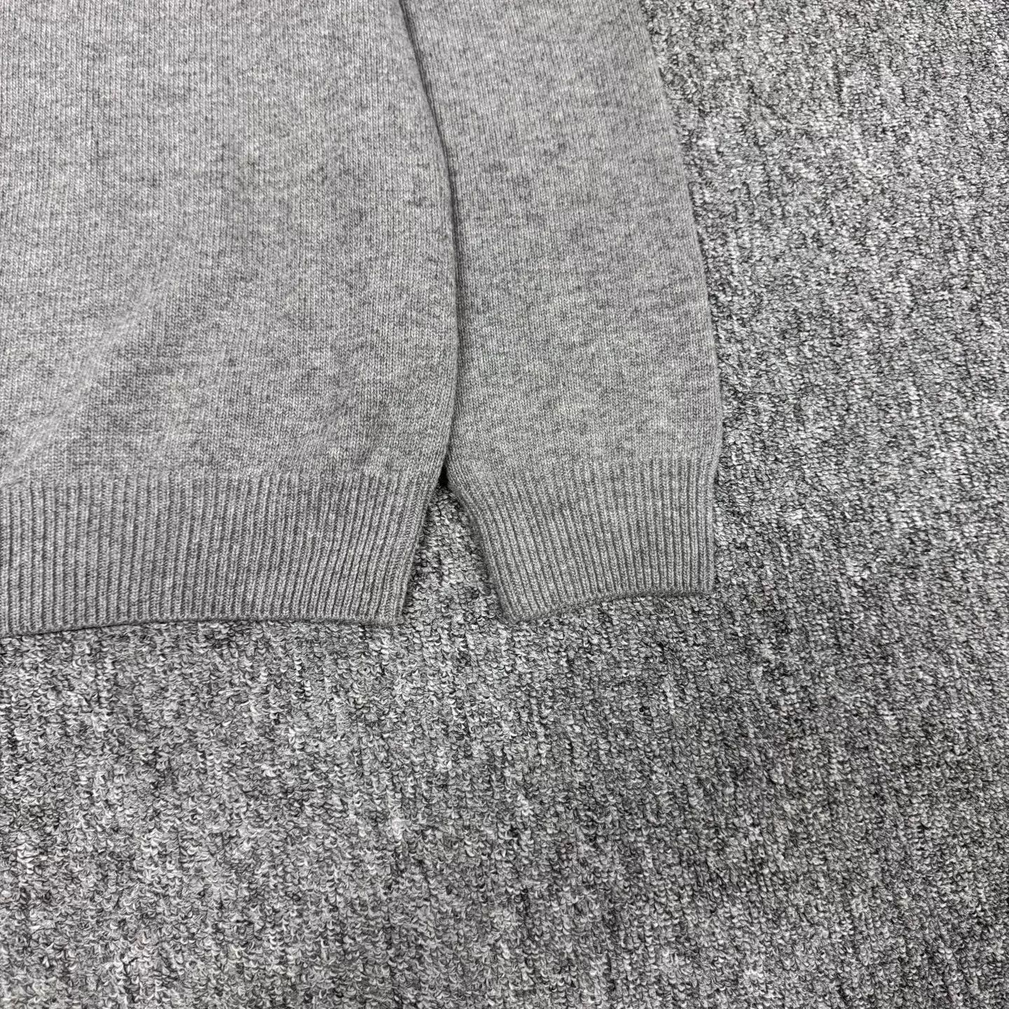 Loewe Loewe Gray Embroidered Logo Wool Knit Sweater M 99 New Size M / US 6-8 / IT 42-44 - 5 Thumbnail