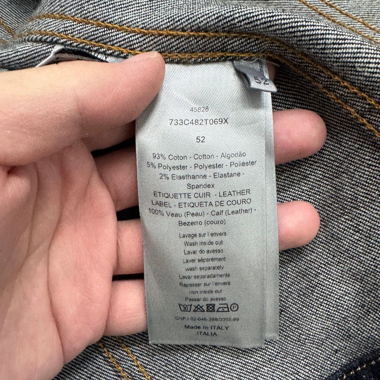 Dior Dior Denim Jacket 52 98 New Size US L / EU 52-54 / 3 - 3 Thumbnail