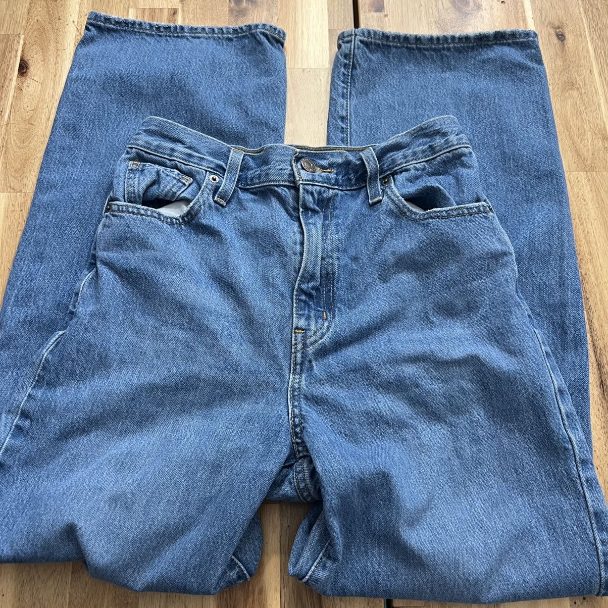 Levi's Levi’s High Waisted Straight Jeans Women’s Distressed Denim Size 26" / US 2 / IT 38 - 1 Thumbnail
