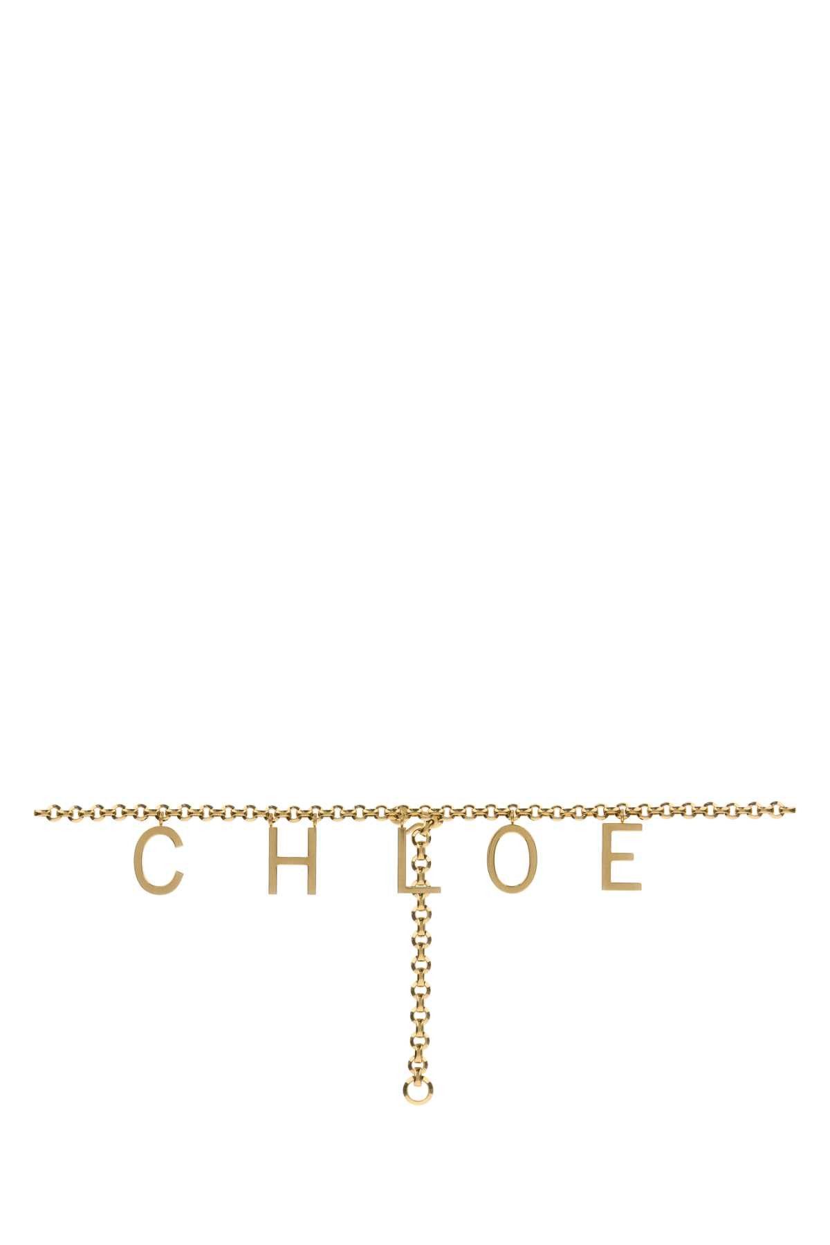 Chloe Gold Metal Belt Size ONE SIZE - 1 Thumbnail