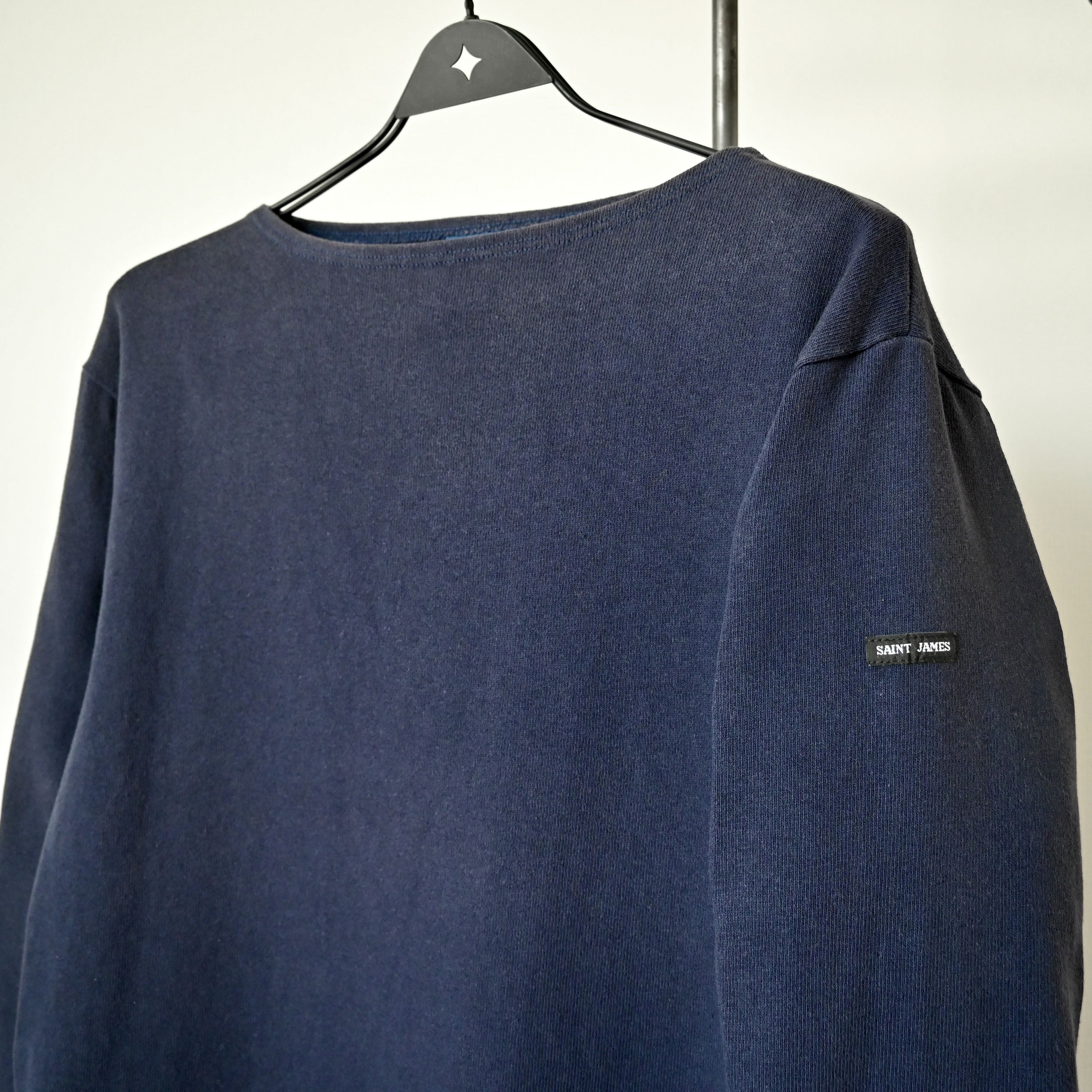 Saint James SAINT JAMES "OUESSON" heavyweight solid breton shirt, 4/M Size US M / EU 48-50 / 2 - 1 Thumbnail