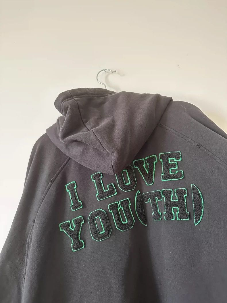 Raf Simons Raf simons Flocking R letter chain zipper damaged hoodie-25 Size US M / EU 48-50 / 2 - 8 Thumbnail