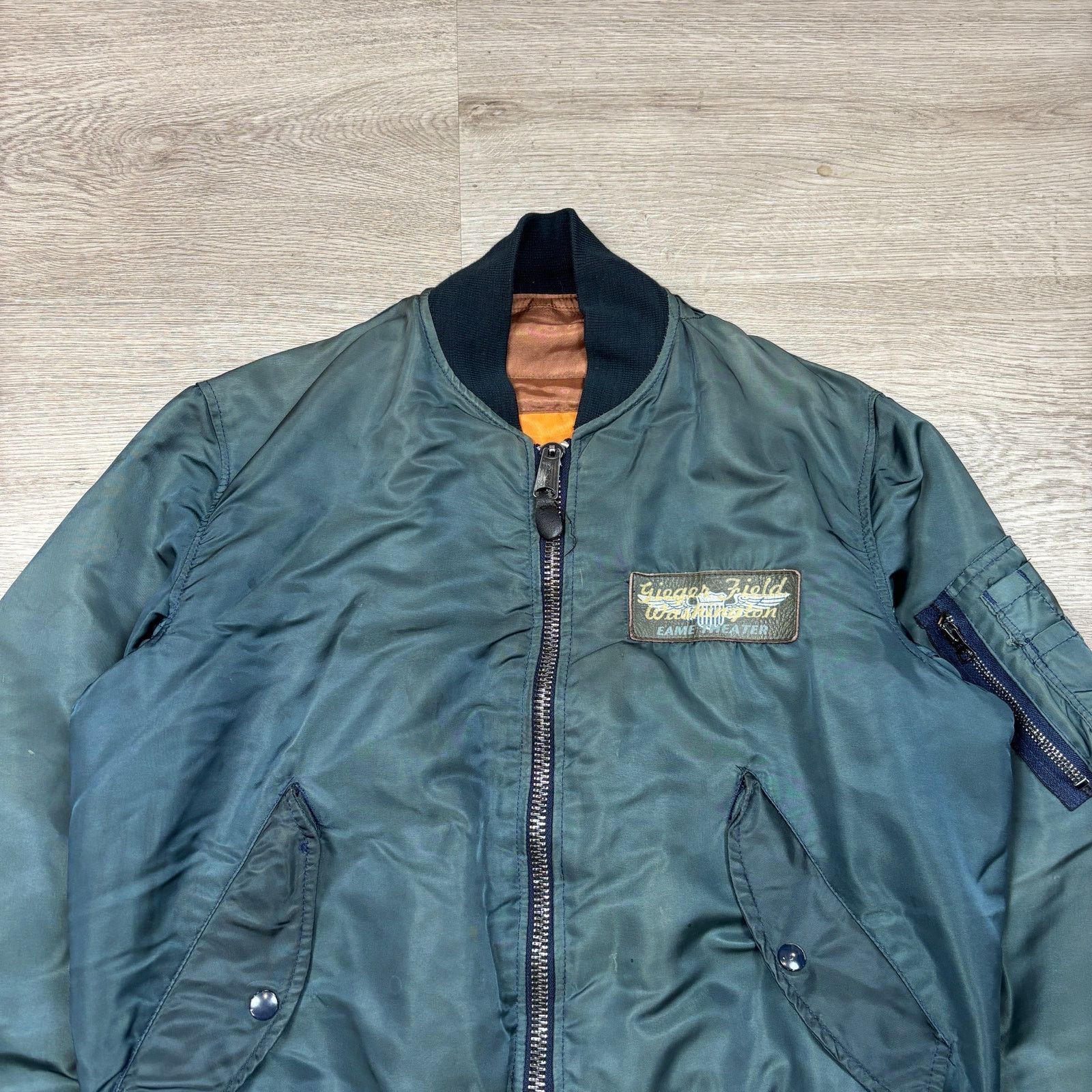 Avirex × Vintage VTG Avirex 1942 Intermediate MA-1 Fighter Squadron Bomber S Size US S / EU 44-46 / 1 - 4 Thumbnail