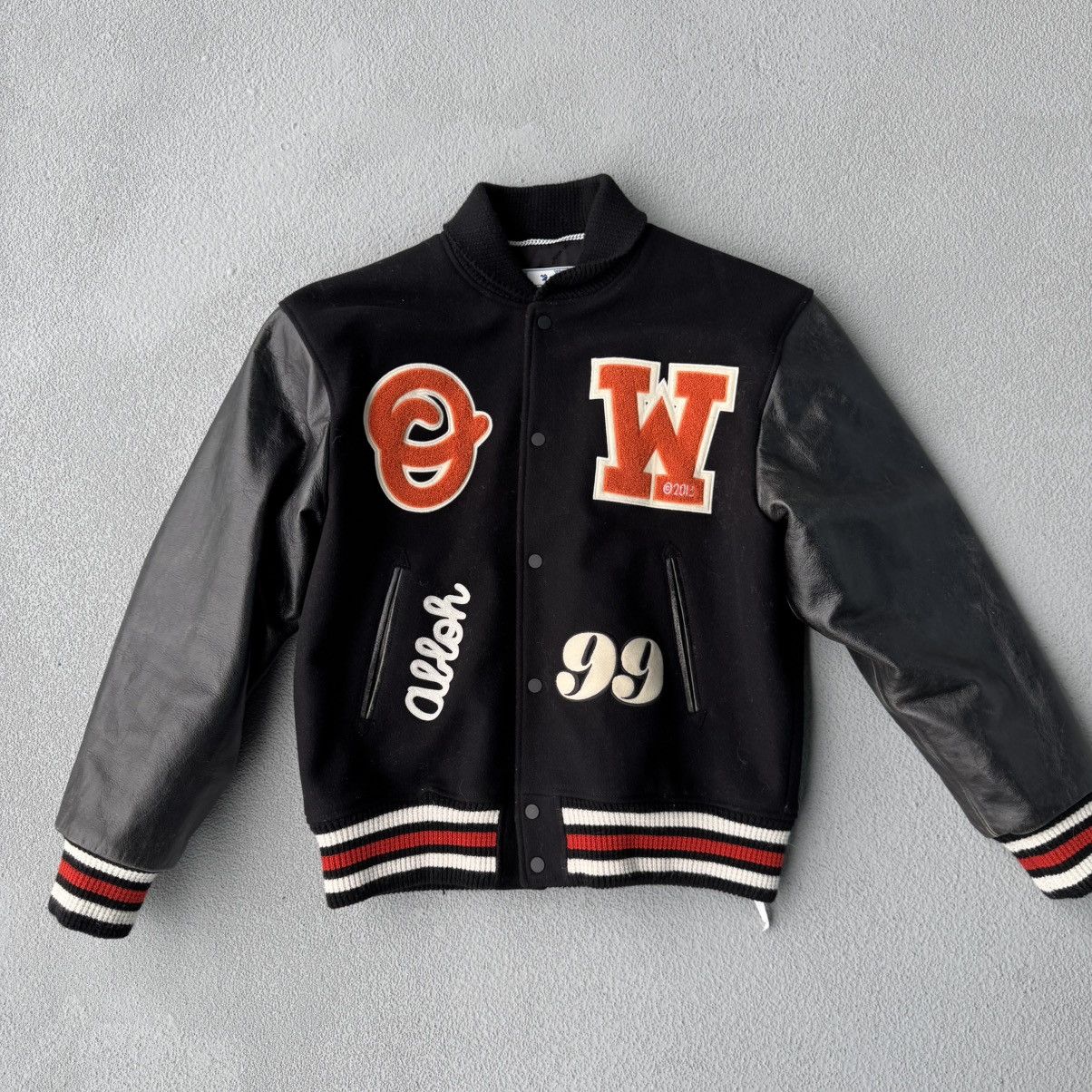 Off-White Off-White Black Varsity with Panels Size US XL / EU 56 / 4 - 2 Thumbnail