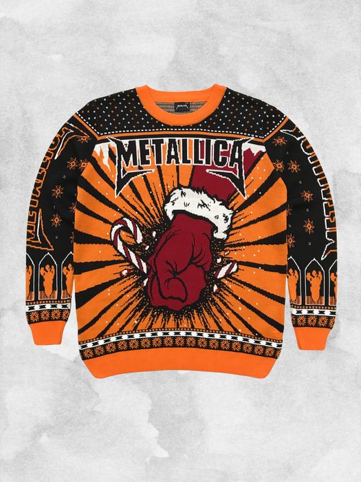 Christmas sweater outlet metallica