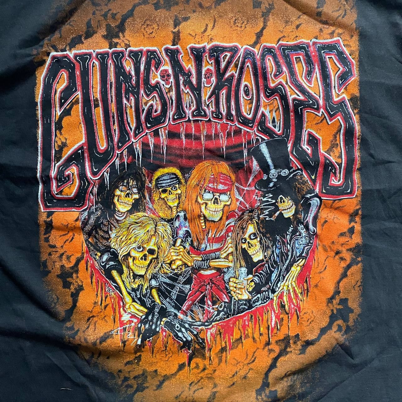 Guns N' Roses VINTAGE 90S GUNS N ROSES AMAZING BAND ROCK T SHIRT 41 Size US L / EU 52-54 / 3 - 3 Thumbnail