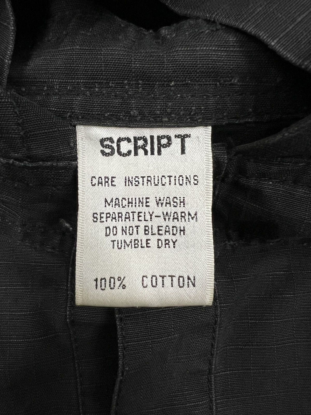 Japanese Brand × Vintage Script Ripstop Half Button Hooded Jacket Size US M / EU 48-50 / 2 - 7 Thumbnail