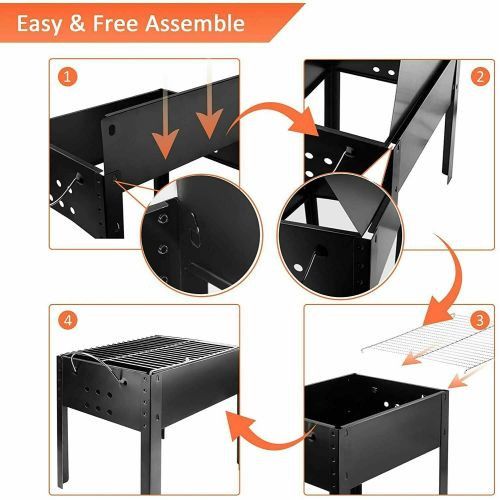 Designer × Homemade YSSOA 20'' Portable Foldable Outdoor Charcoal Barbecue Grill Size US L / EU 52-54 / 3 - 2 Thumbnail