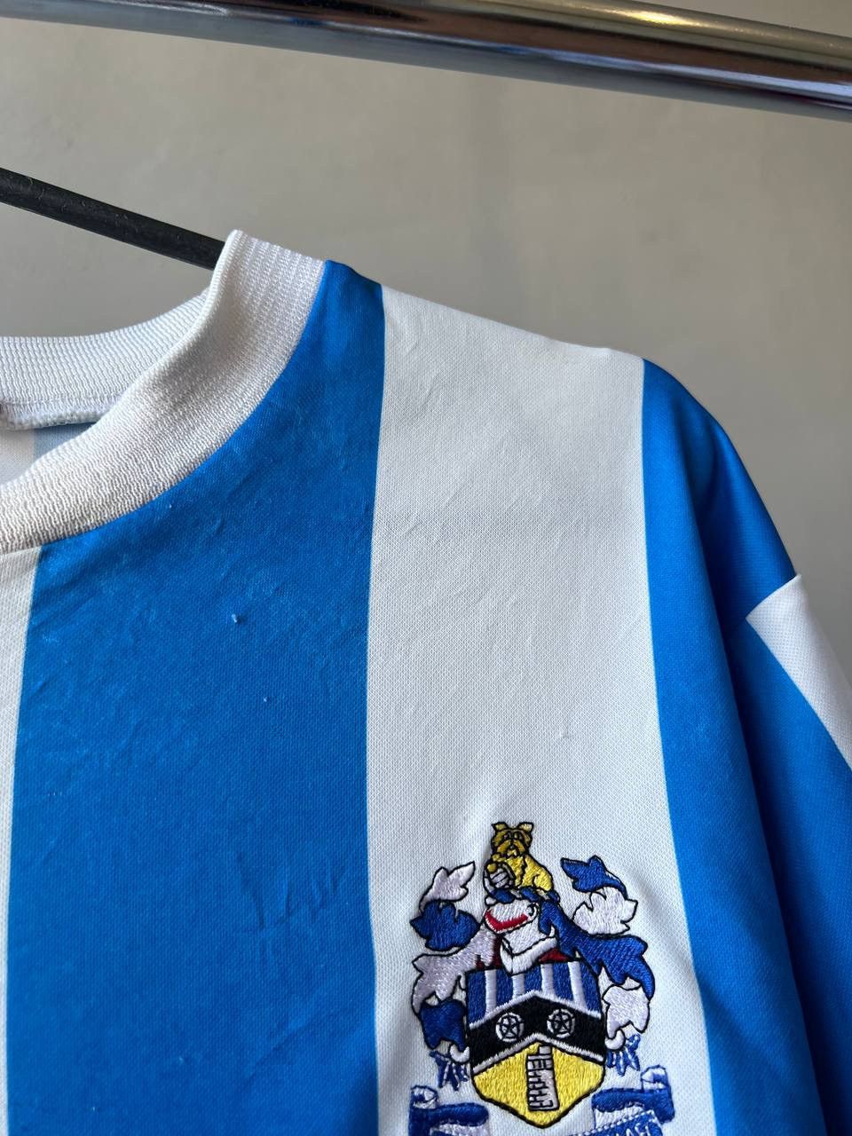 Vintage 2003/05 HUDDERSFIELD TOWN FC HOME SOCCER FOOTBALL JERSEY Size US L / EU 52-54 / 3 - 7 Thumbnail