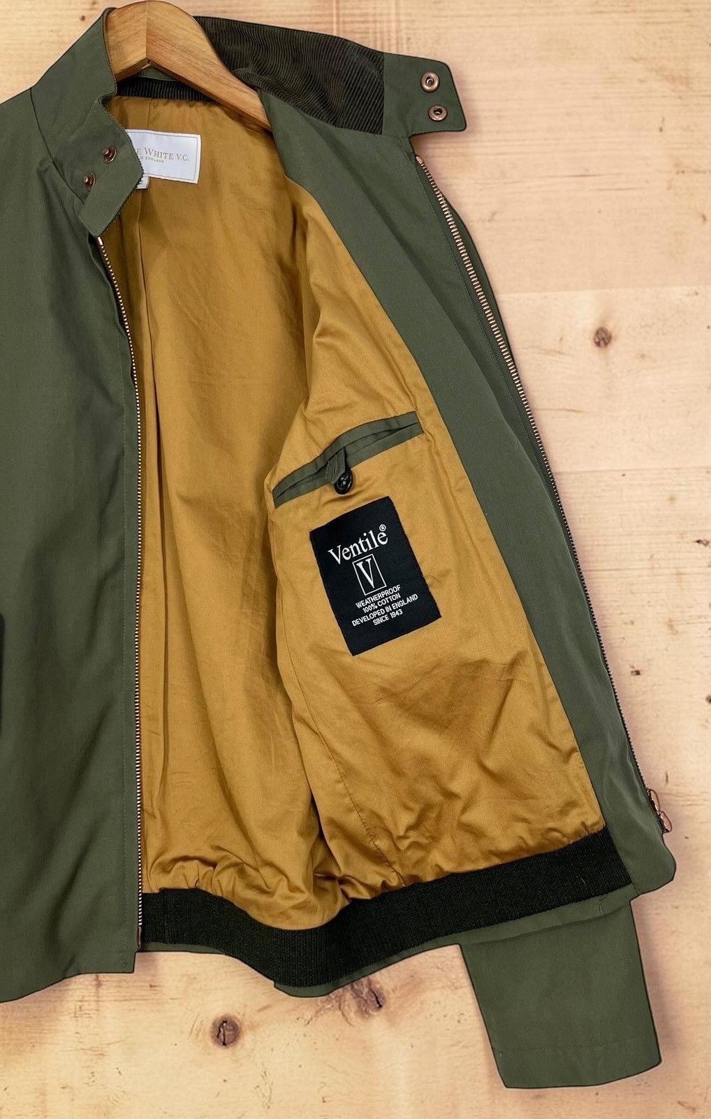 Private White V.C. Private White V.C The Ventile Harrington Jacket Size US XS / EU 42 / 0 - 5 Thumbnail