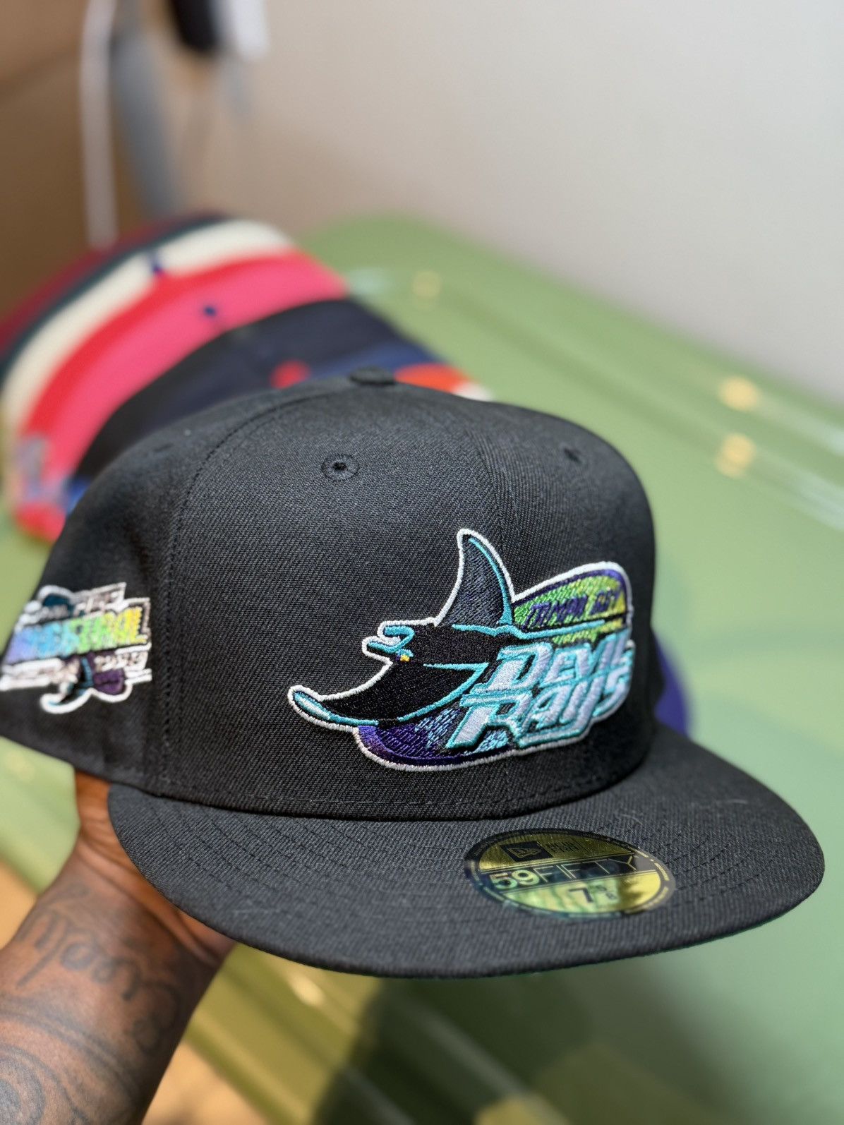 Crown Cap × Hat Club × New Era 7 5/8Tampa Bay Rays 1988 Inaugural Patch Size ONE SIZE - 1 Thumbnail