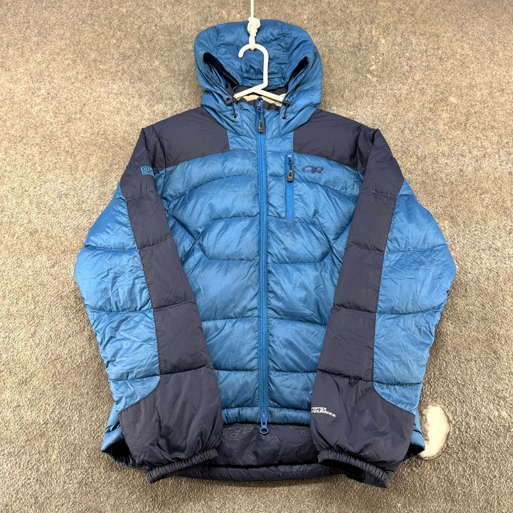 Outdoor Research Outdoor Research Jacket Mens XS Blue Puffer Down Insulated Pertex Virtuoso Jacket Size US XS / EU 42 / 0 - 2 Thumbnail