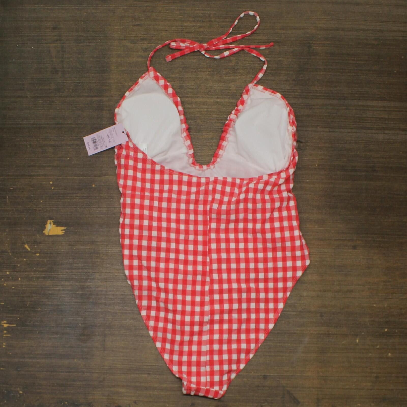 Other Nwt Wild Fable One Piece Swimsuit Pid-107wpe 2xs Red Check Size ONE SIZE - 2 Thumbnail