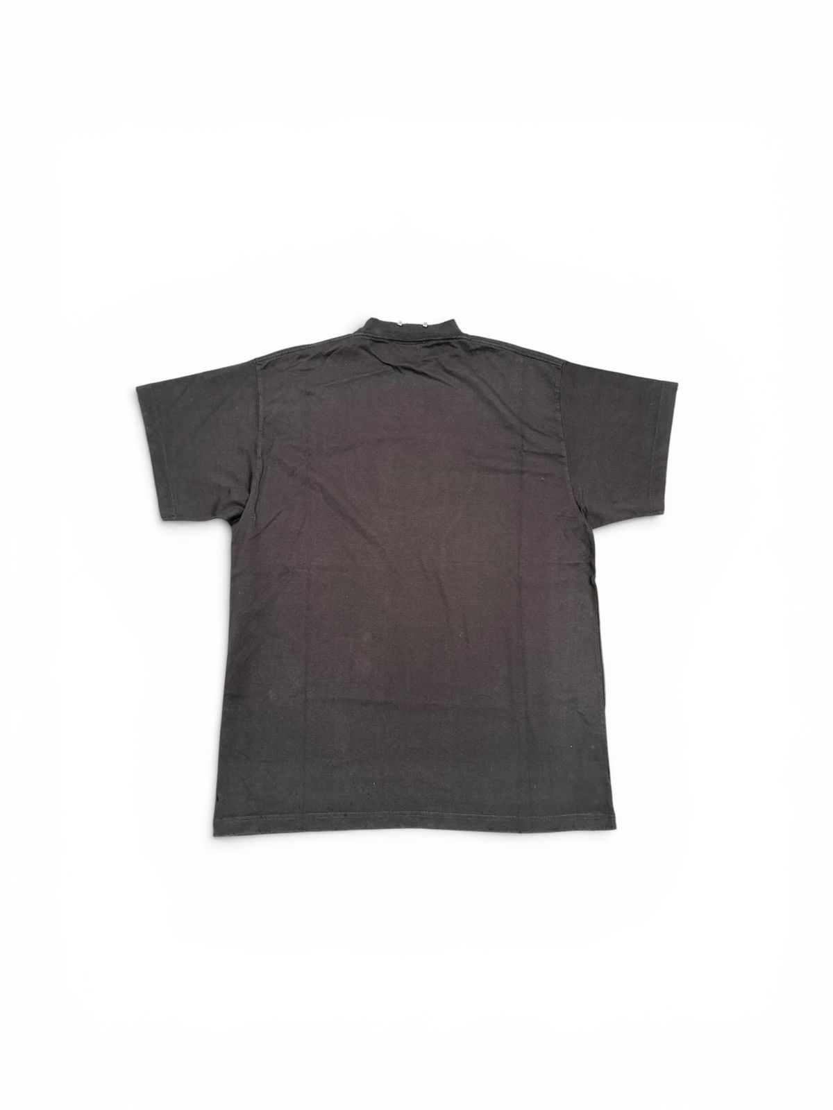 Balenciaga Balenciaga Piercings Collar Oversized Tee Shirt Black Size US M / EU 48-50 / 2 - 2 Thumbnail