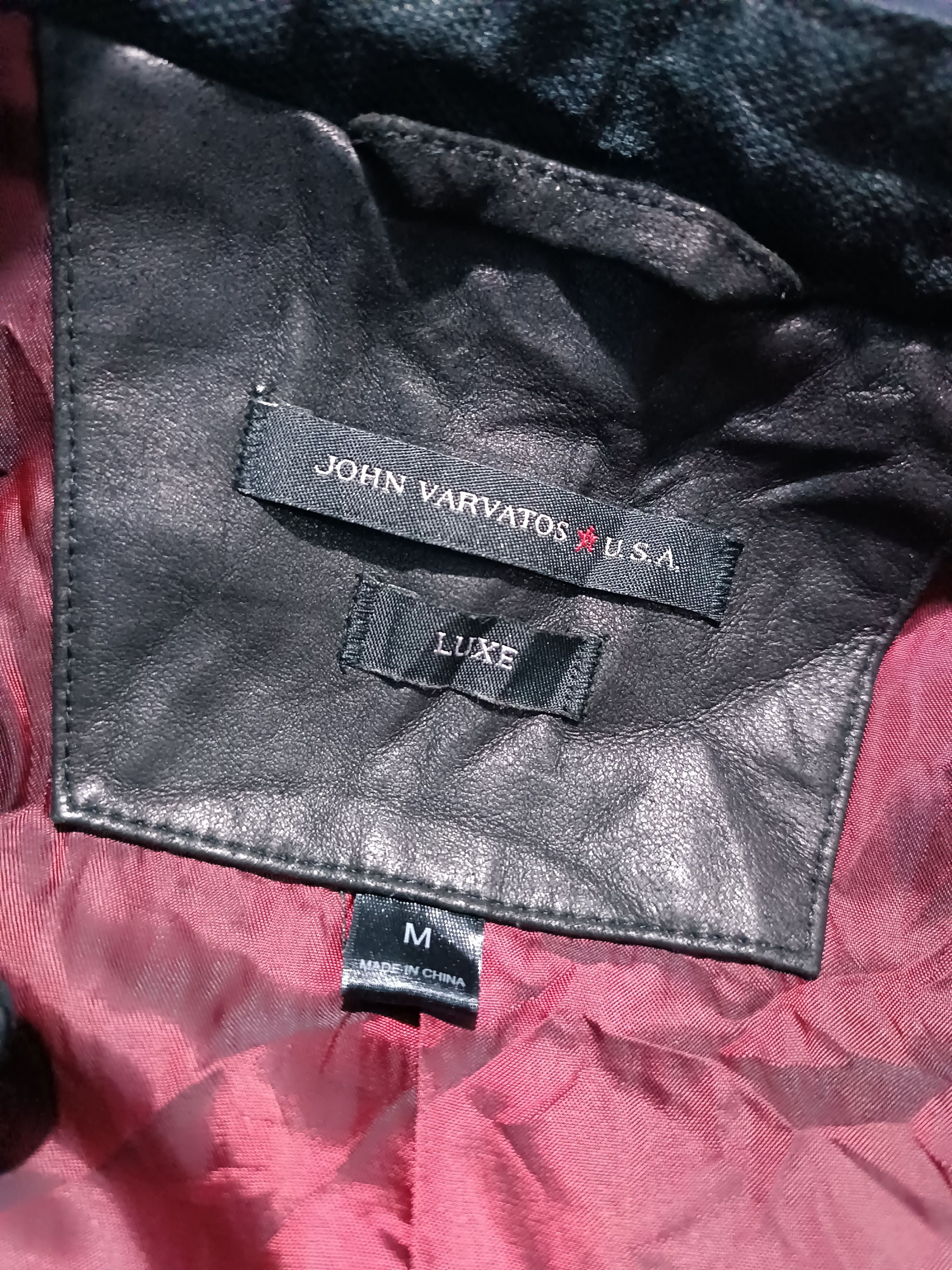 John Varvatos John Varvatos Flocked Varick Leather Jacket Size US M / EU 48-50 / 2 - 10 Thumbnail