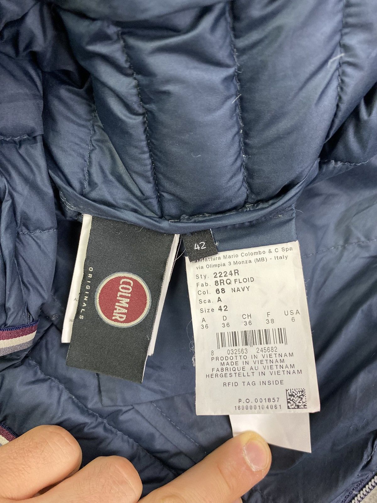 Colmar Colmar down puffer jacket womens light navy Size M / US 6-8 / IT 42-44 - 4 Thumbnail