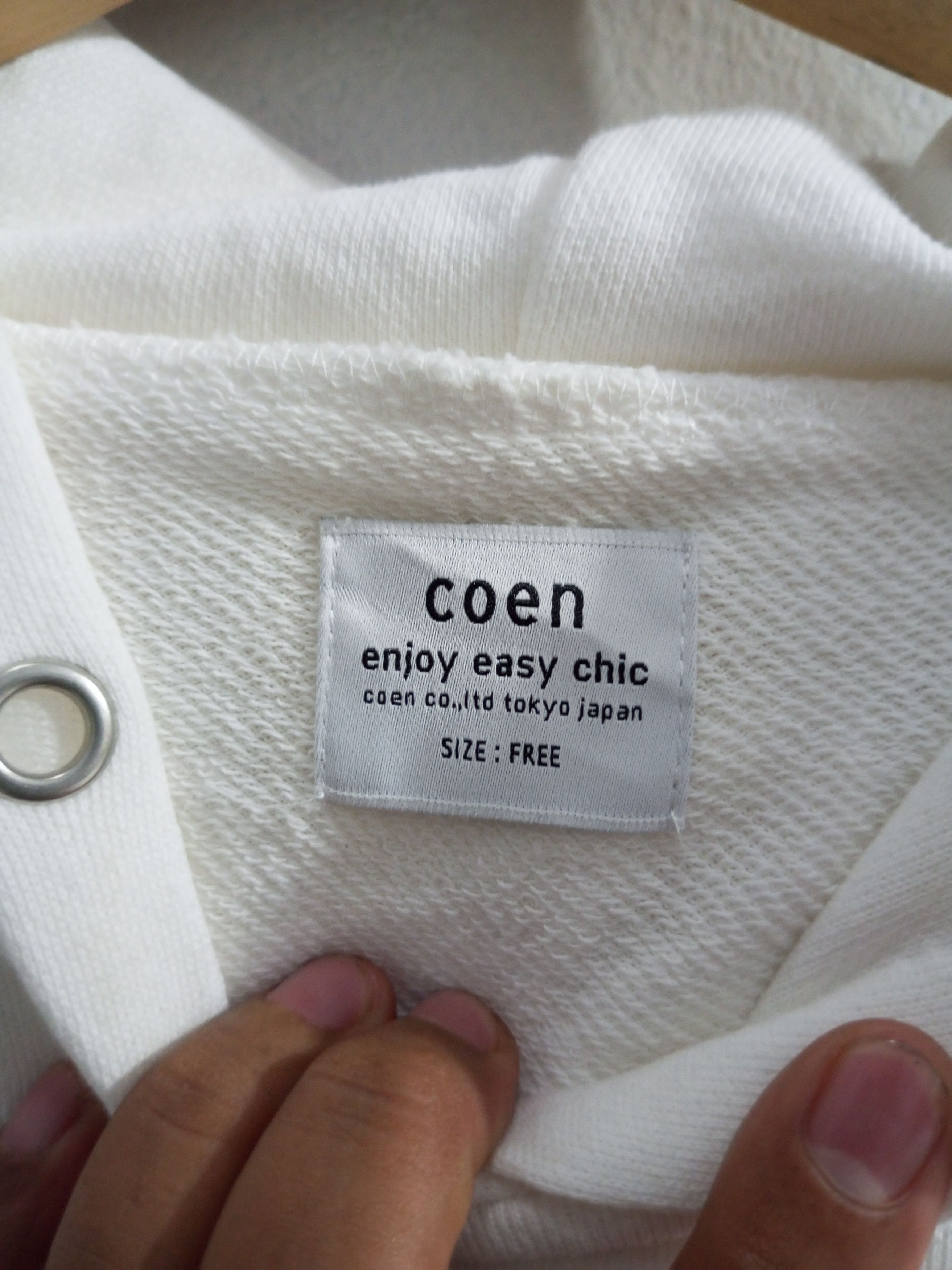 20471120 Vintage coen japan blank hoodie Size US XL / EU 56 / 4 - 6 Thumbnail