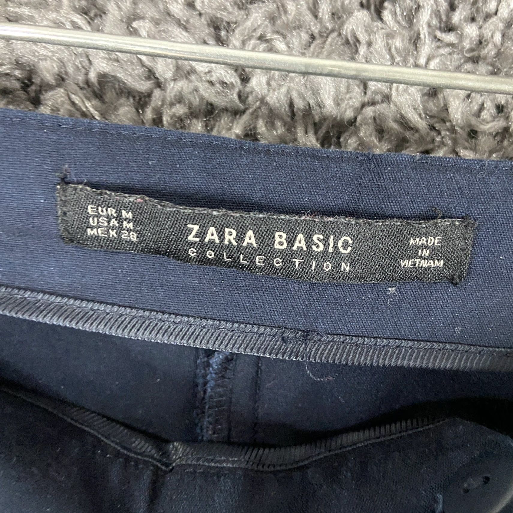 Zara ZARA Pants Women M Blue Basic Collection Ankle Regular Womens Size 32" / US 10 / IT 46 - 5 Thumbnail