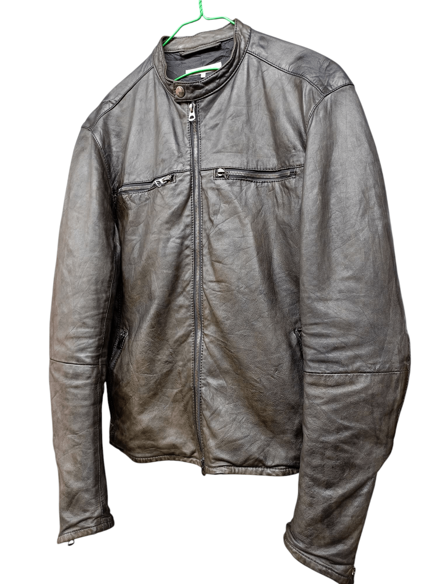 14th Addiction × KMRii Green Label Relaxing leather jacket Size US M / EU 48-50 / 2 - 5 Thumbnail