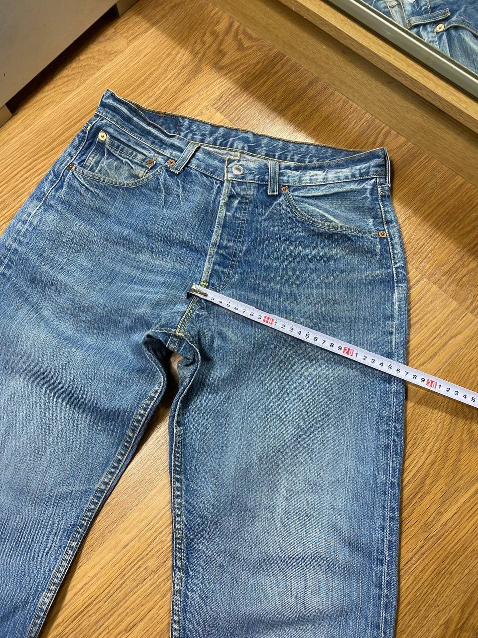 Levi's × Vintage Vintage 90s Levi’s 501 Boot Cut Made in USA Size US 32 / EU 48 - 12 Thumbnail