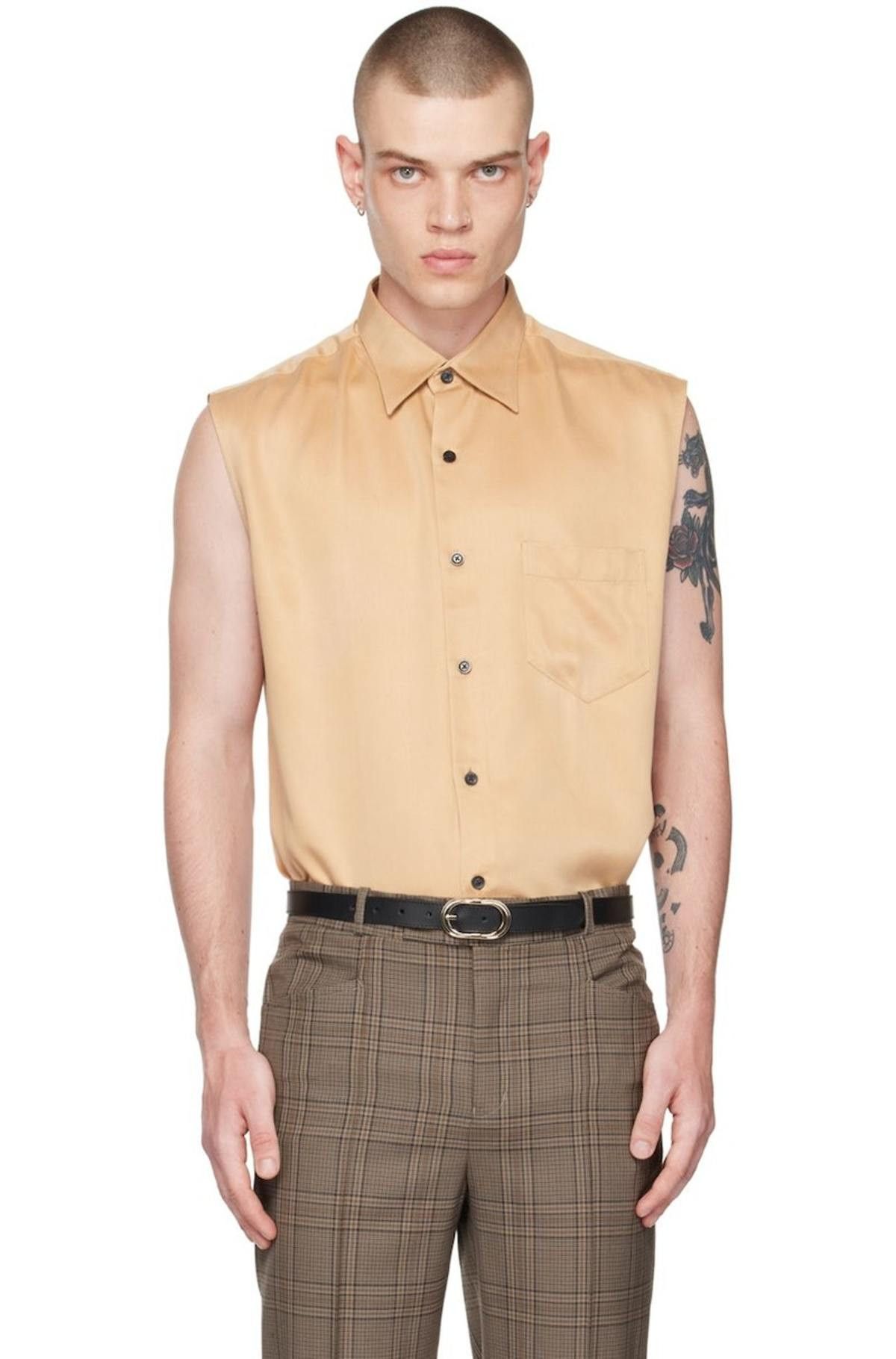 Ernest W. Baker BNWT SS23 ERNEST W. BAKER SLEEVELESS SHIRT 46 Size US S / EU 44-46 / 1 - 11 Thumbnail