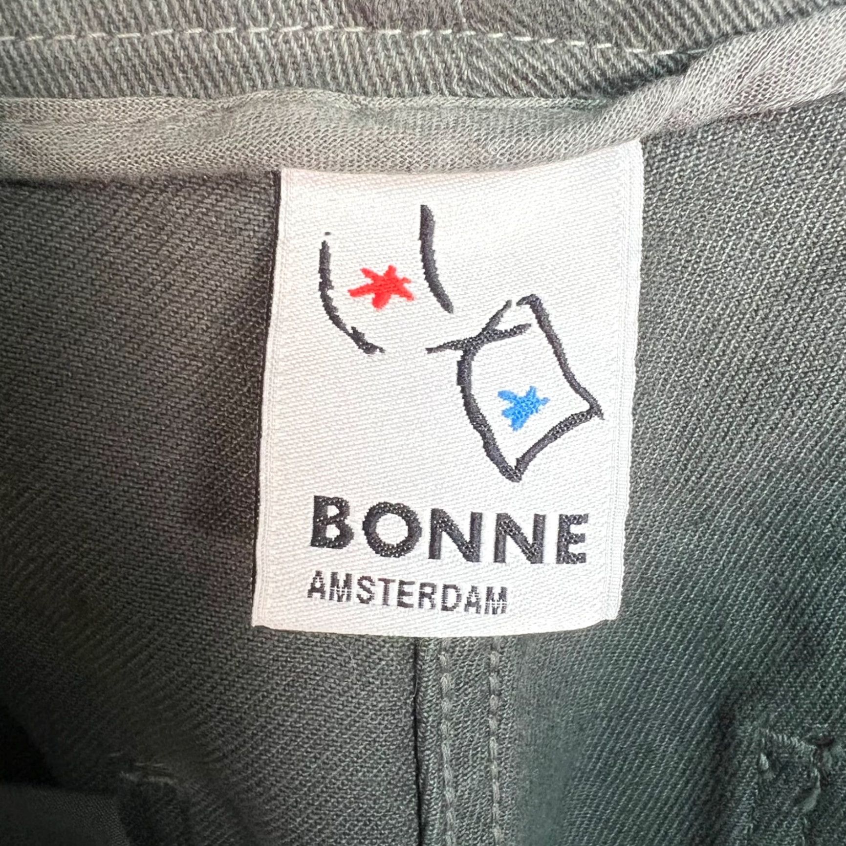 Vintage VINTAGE Bonne Amsterdam Chinos Pants Mens XL Gray Cotton Tapered Front Flat 30 Inseam 34 Waist Mens Size US 36 / EU 52 - 3 Thumbnail