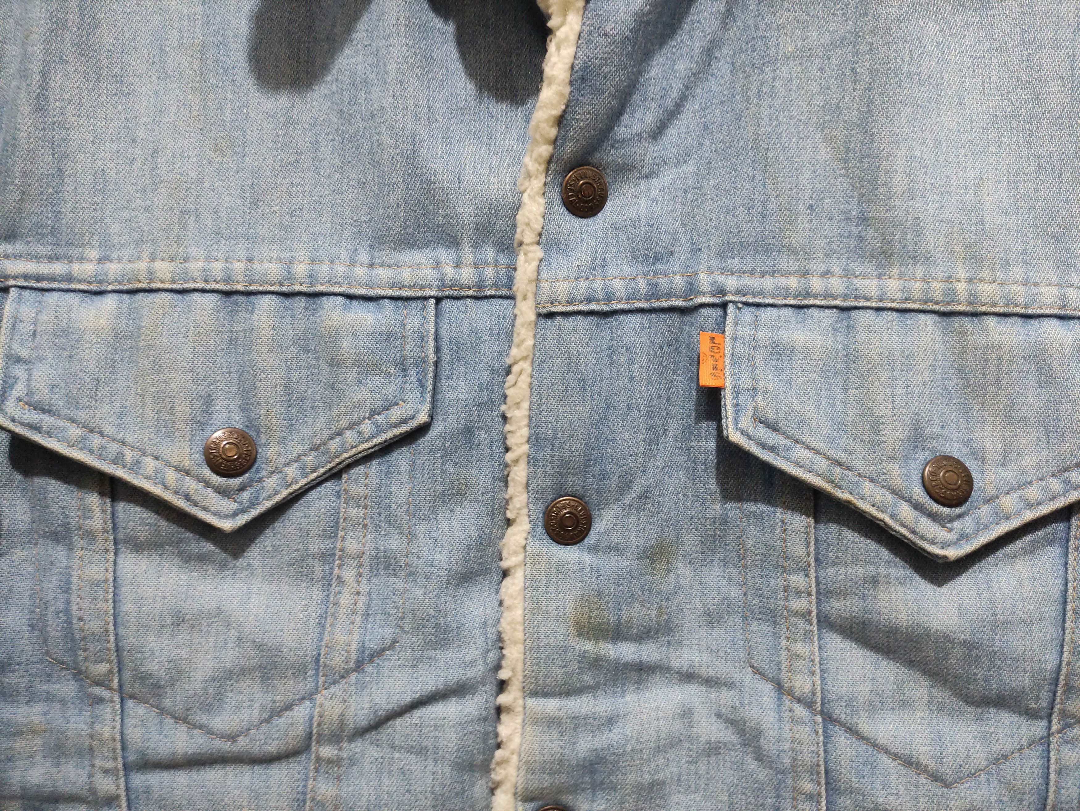 Levi's Vintage 1970's Levis Sherpa Lined Trucker Jacket Size US S / EU 44-46 / 1 - 15 Thumbnail