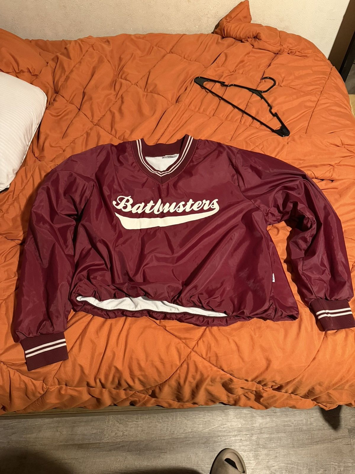 Other Vintage Batbusters Nylon Pullover Batting Jacket Size L / US 10 / IT 46 - 1 Thumbnail