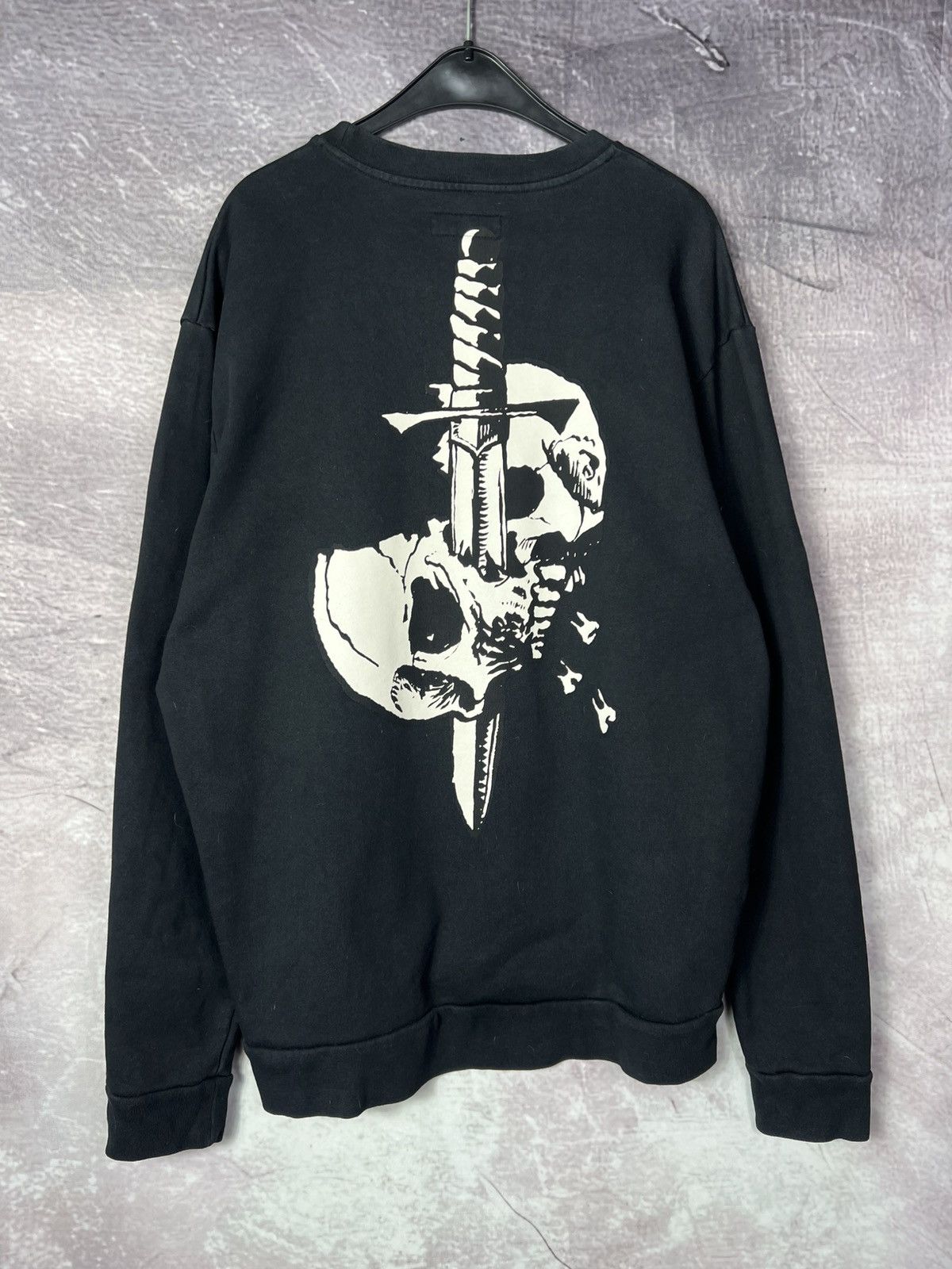 Allsaints AllSaints Splitter Skull&Dagger Oversized Crewneck Sweatshirt Size US S / EU 44-46 / 1 - 3 Thumbnail
