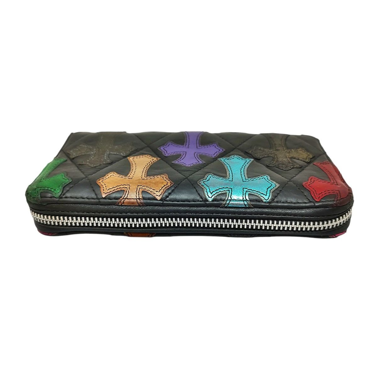 Chrome Hearts Chrome Hearts Multi cross leather patch cemetery wallet Size ONE SIZE - 6 Thumbnail